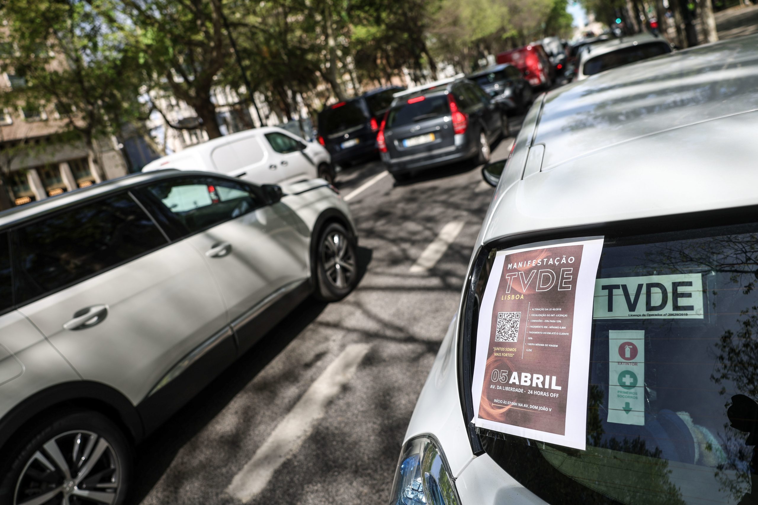 Protesto de parceiros e motoristas TVDE com “grande adesão”