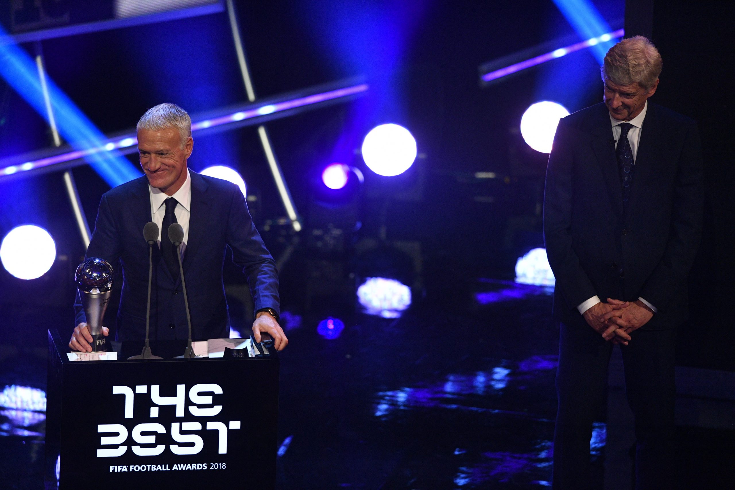 Didier Deschamps eleito melhor treinador nos prémios ‘The Best’ da FIFA