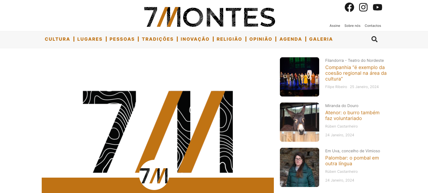 Jornal digital 7MONTES nasce à “sombra” do 7MARGENS