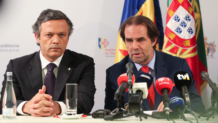 Pedro Calado e Miguel Albuquerque