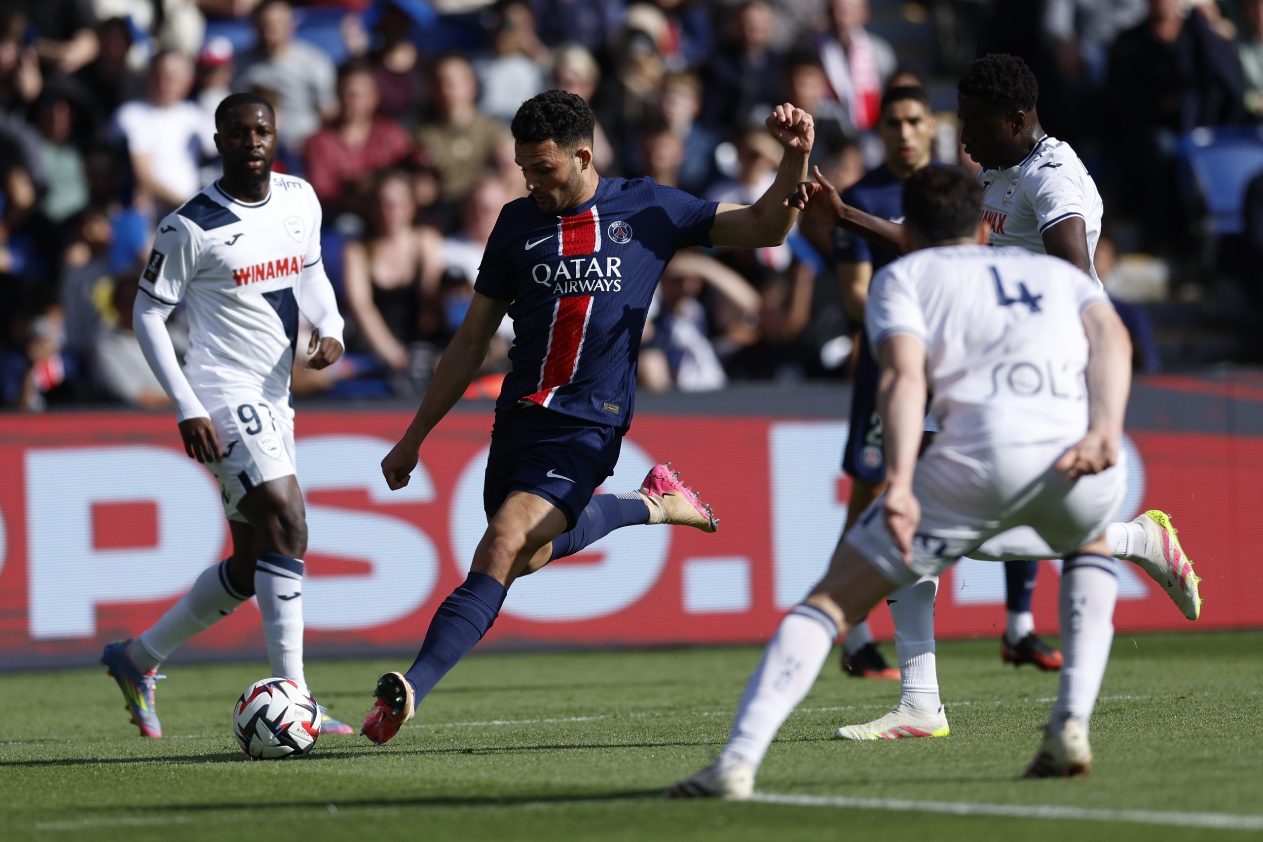 Gonçalo Ramos marca na vitória do já virtual campeão PSG frente ao Le Havre