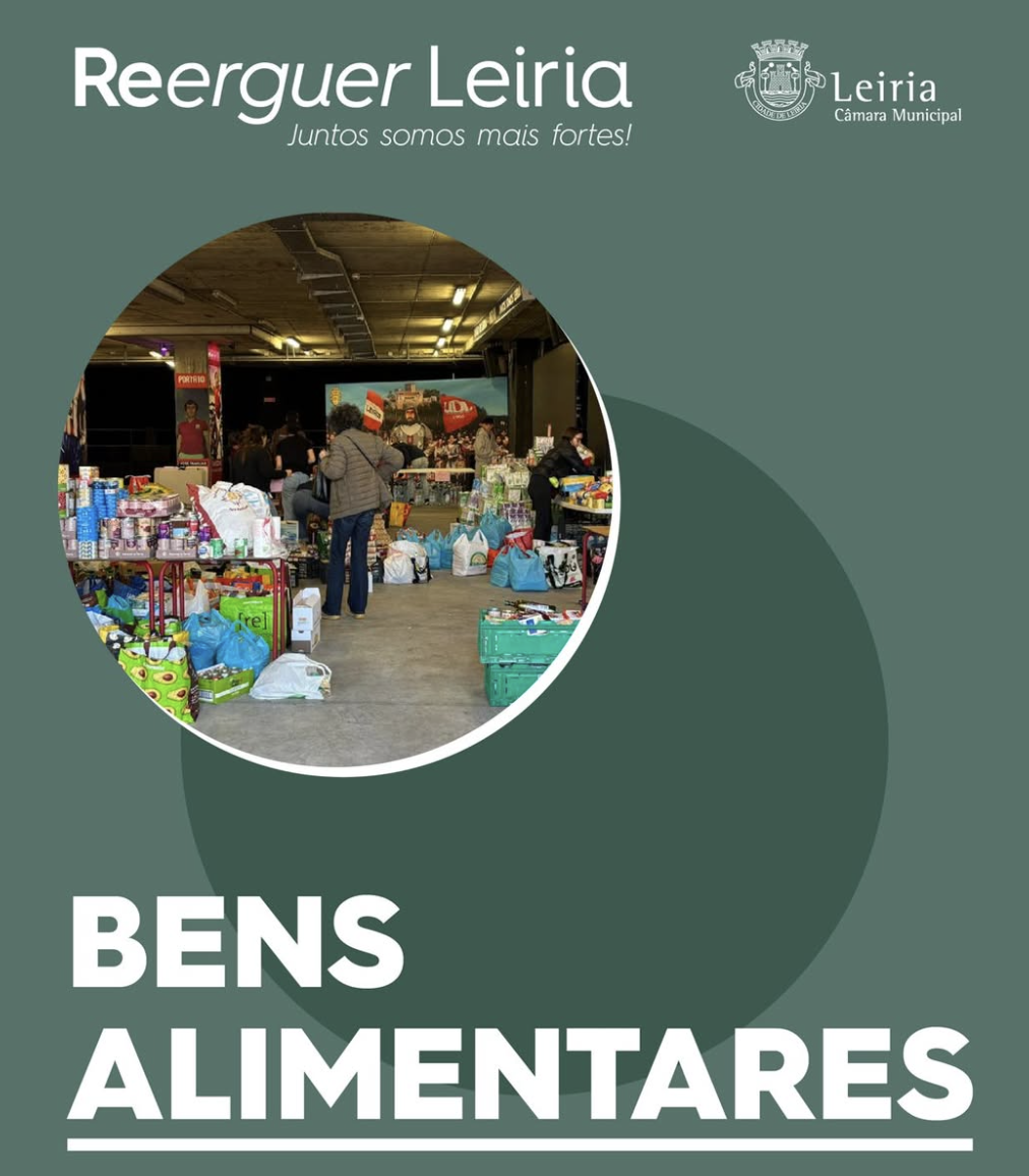 Leiria está outra vez a apelar à doação de bens alimentares e de higiene