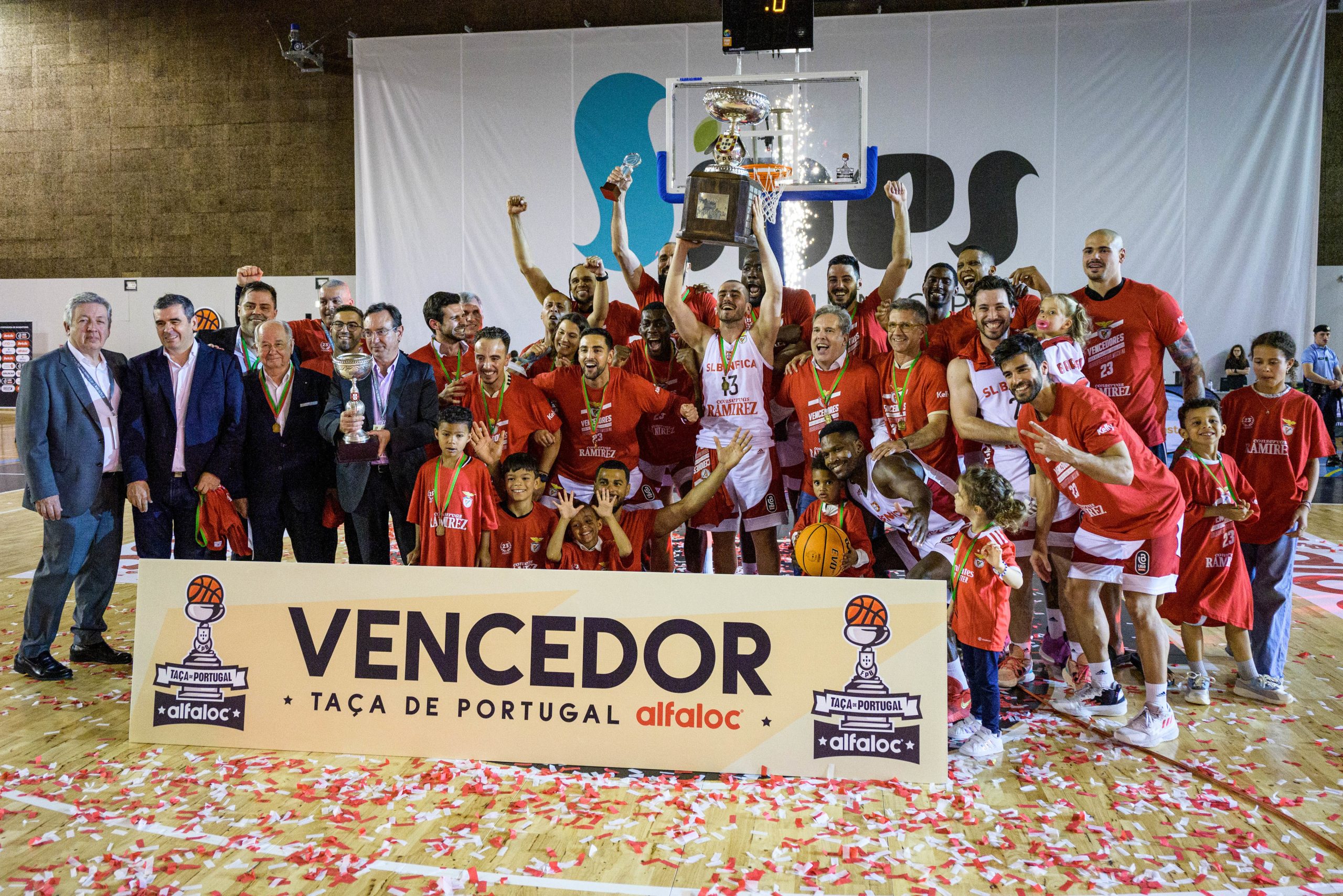 Benfica conquista Taça de Portugal de basquetebol pela 23.ª vez