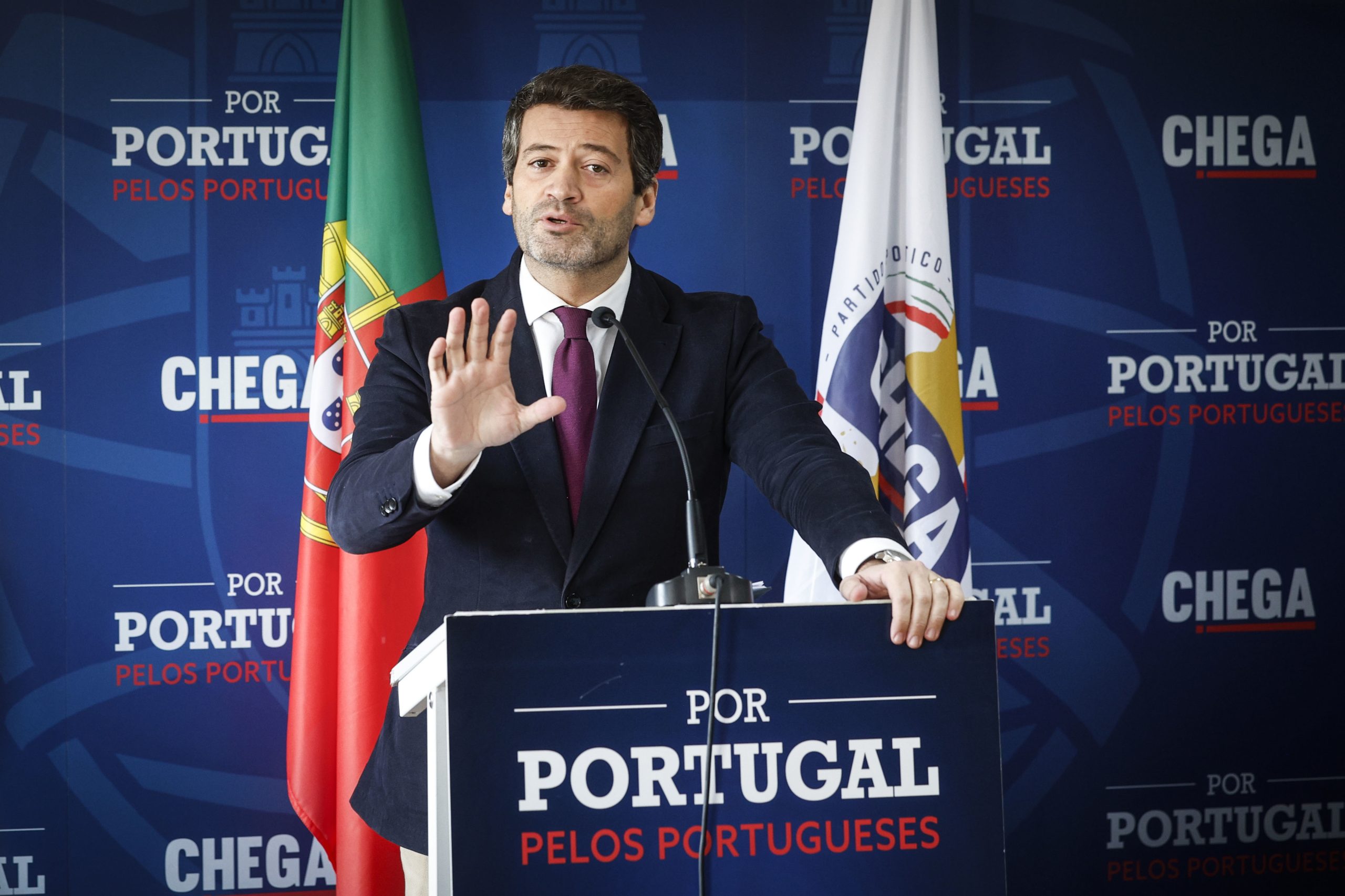 Ventura recandidato à liderança do Chega, querendo continuar “o trabalho feito até agora”