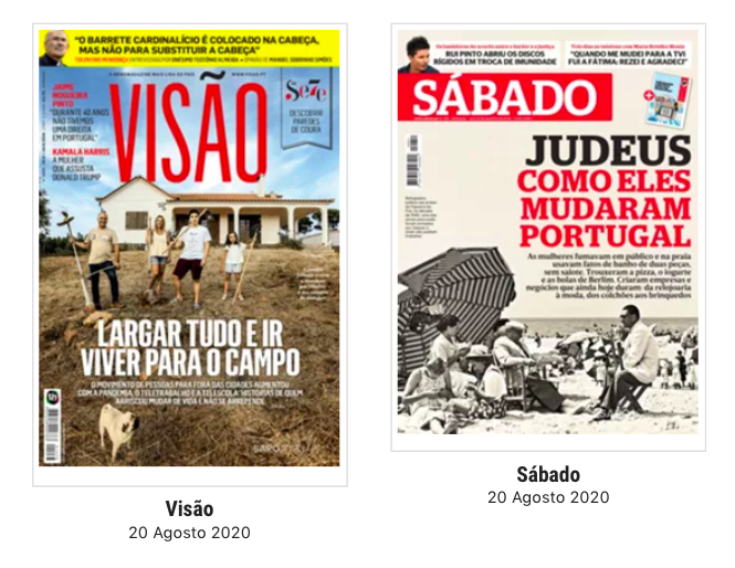 Revista de imprensa: Os que largaram tudo para viver no campo e os judeus que mudaram Portugal