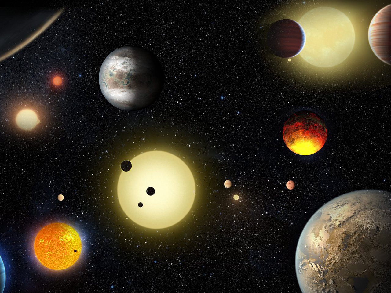Cientistas descobrem exoplaneta gigante a girar entre duas estrelas