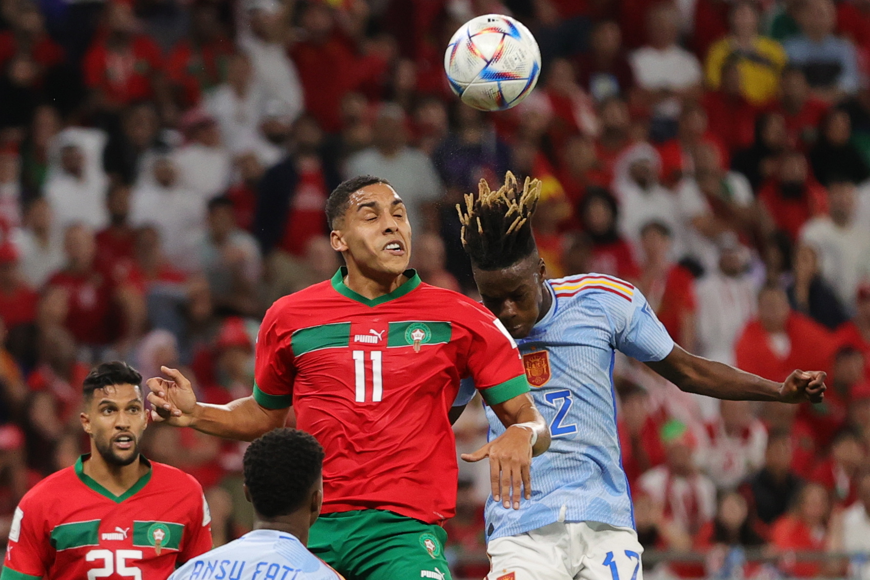 Espanha cai nas grandes penalidades. Marrocos está nos quartos de final do Mundial pela primeira vez