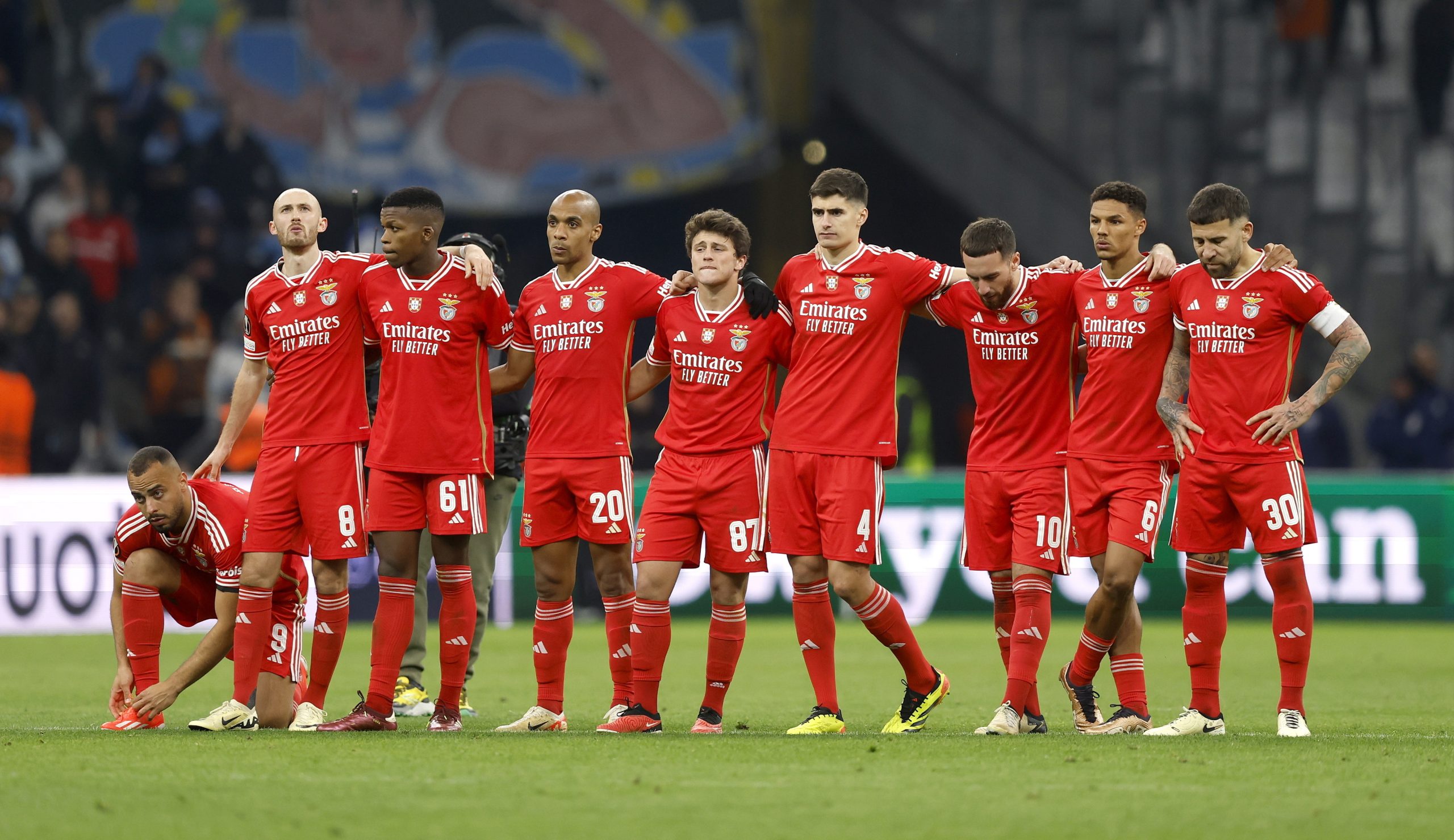 Benfica perde com Marselha nos penáltis e falha meias-finais da Liga Europa