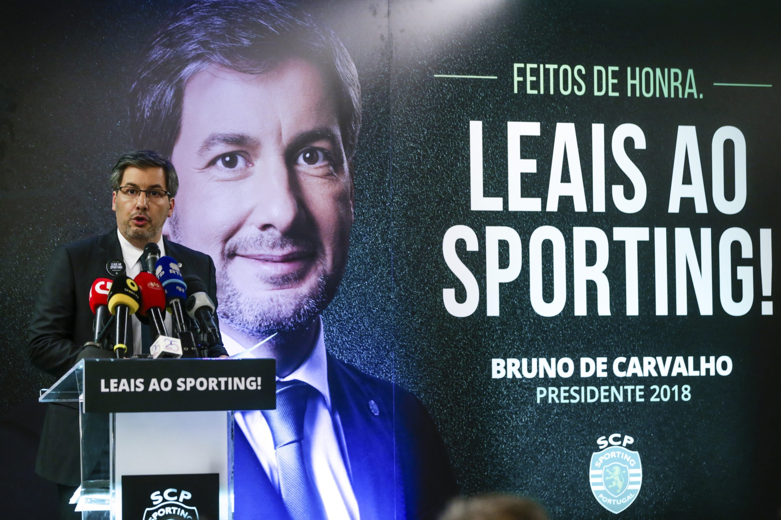 Sporting: Bruno de Carvalho diz que volta à corrida após decisão judicial