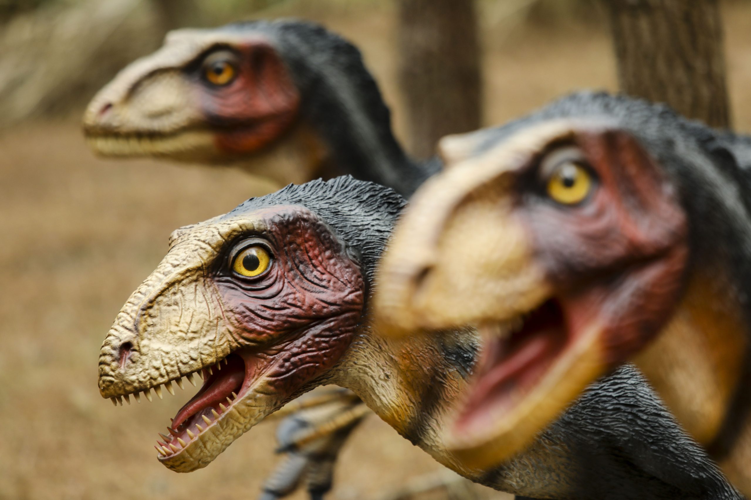 Vila da Lourinhã com modelos de dinossauros à escala real para atrair turistas
