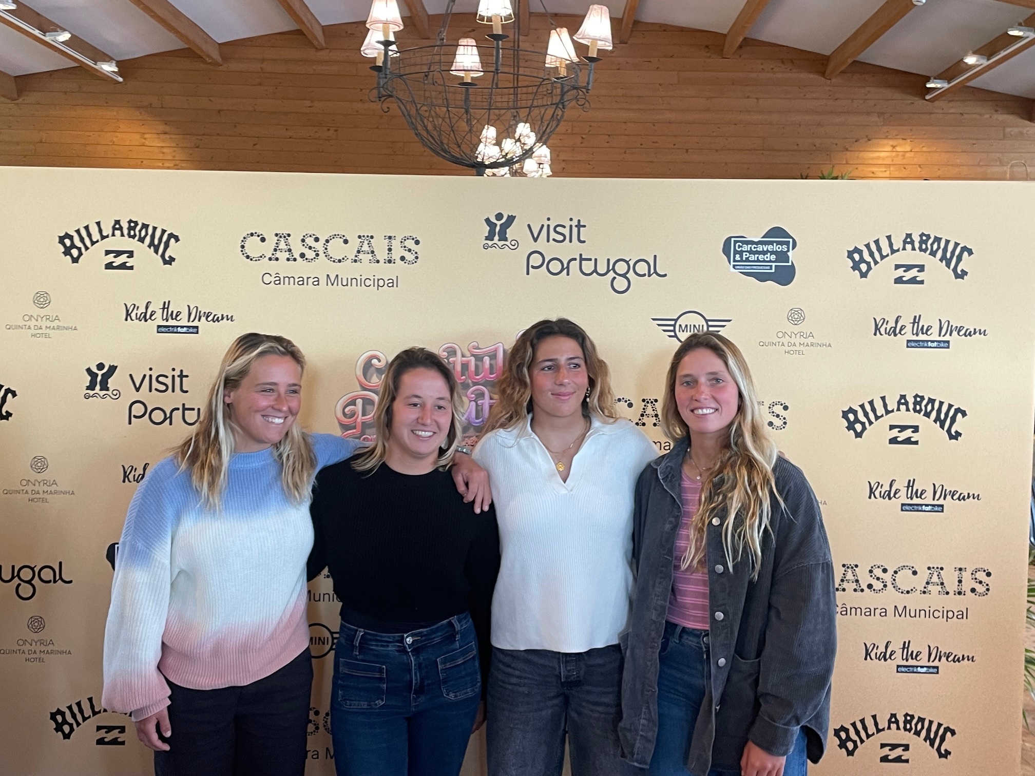 Yolanda Hopkins, Camila Cardoso, Mafalda Lopes e Francisca Veselko