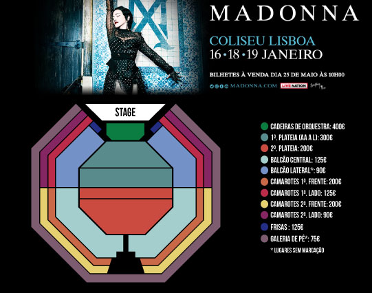 Madonna em Lisboa: Os bilhetes estão à venda hoje. E é isto que precisa de saber