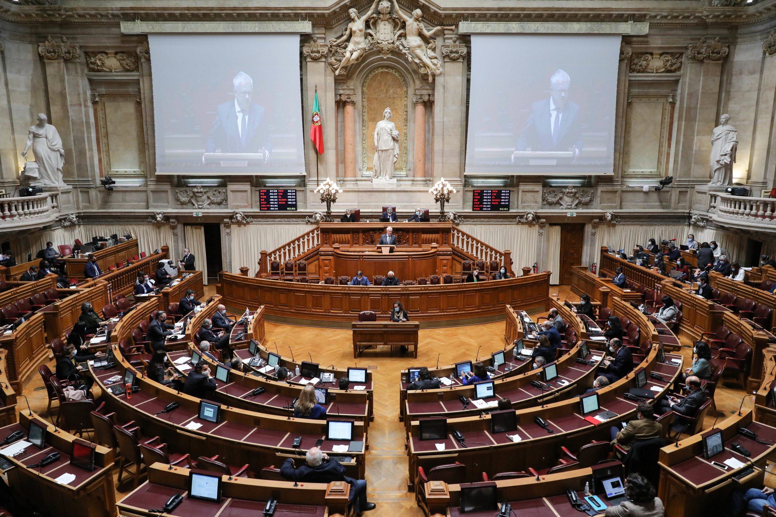 Parlamento aprova esta quinta-feira renovação do estado de emergência até 1 de março
