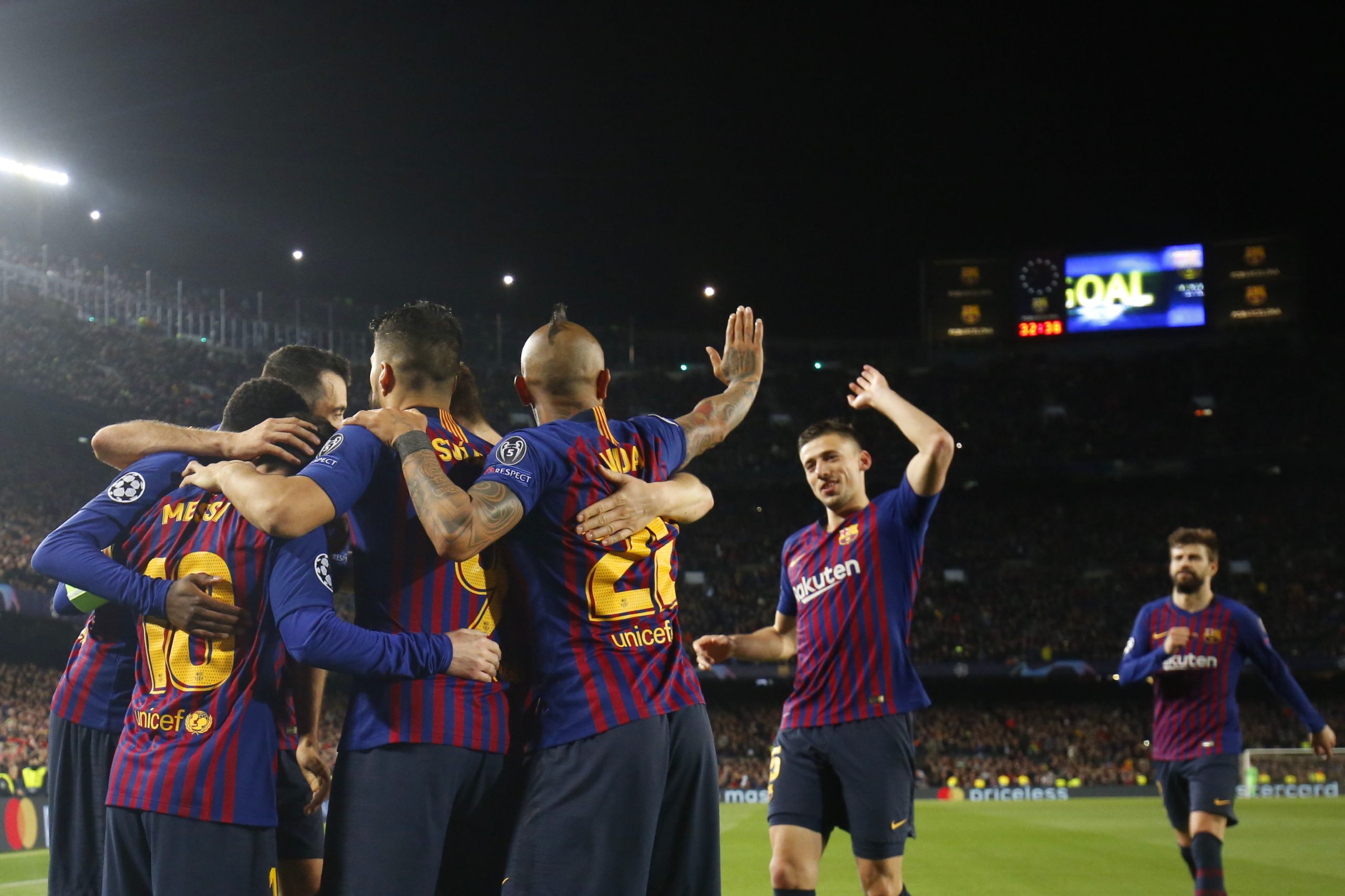 Liga dos Campeões: Barça goleia Lyon e apura-se para os quartos de final num jogo em que Messi brilhou