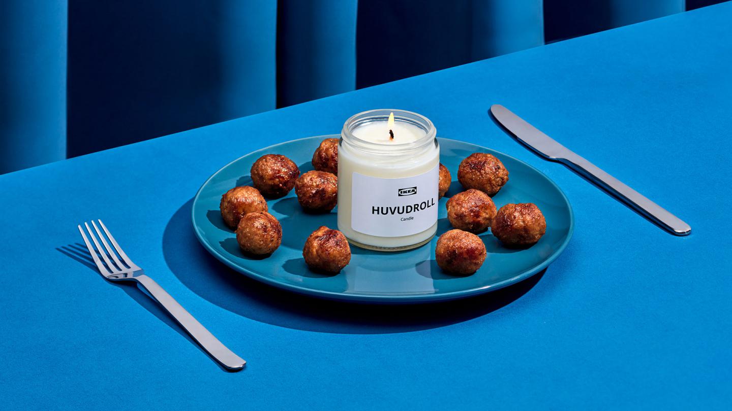 Uma vela com cheiro às almôndegas do IKEA? O prato mais famoso da loja de móveis tem agora um aroma a condizer