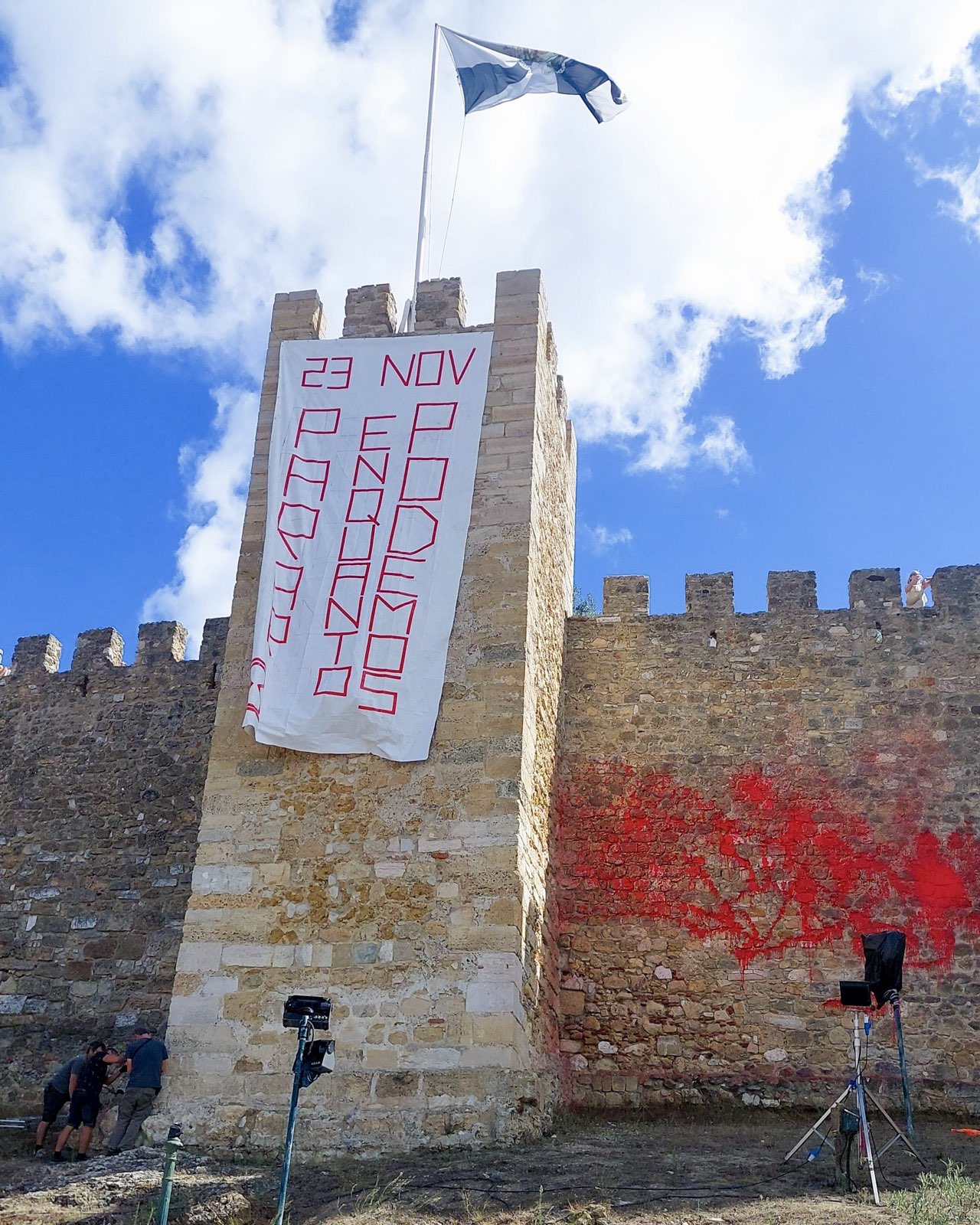 EGEAC repudia “ato de vandalismo” ocorrido no Castelo de São Jorge em Lisboa
