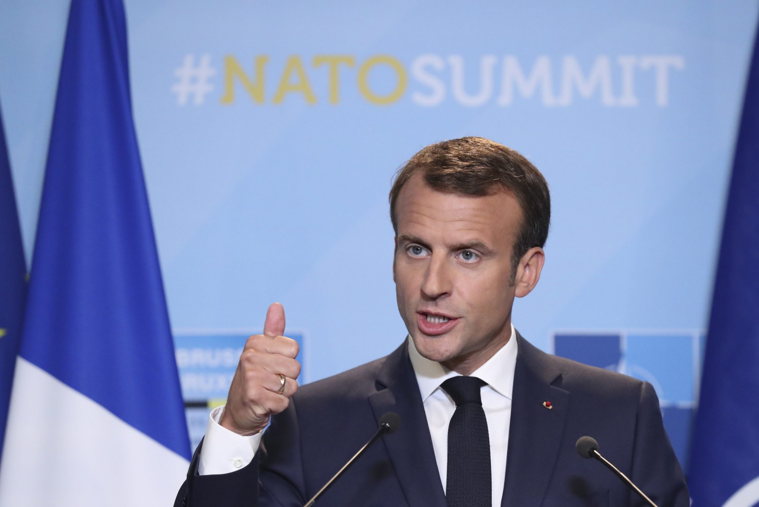 NATO: Macron desmente Trump e mantém objetivo de 2% para gastos com defesa