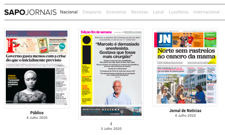 Revista de Imprensa. Hospitais desmentem números da DGS. E o Governo gasta menos com a crise do que inicialmente previsto