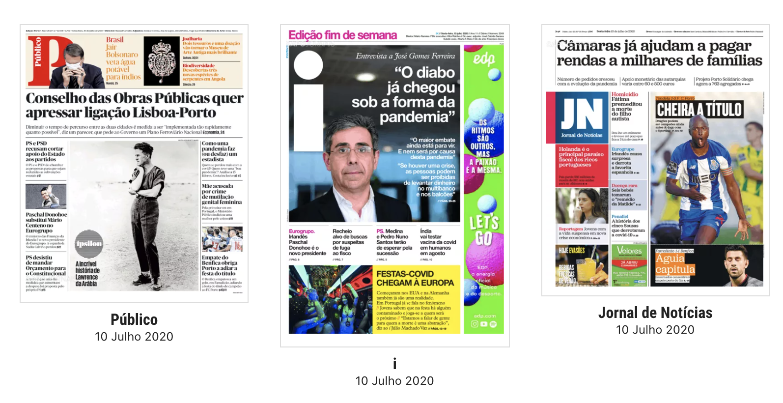 Revista de Imprensa: Festa do título adiada e a surpresa no Eurogrupo