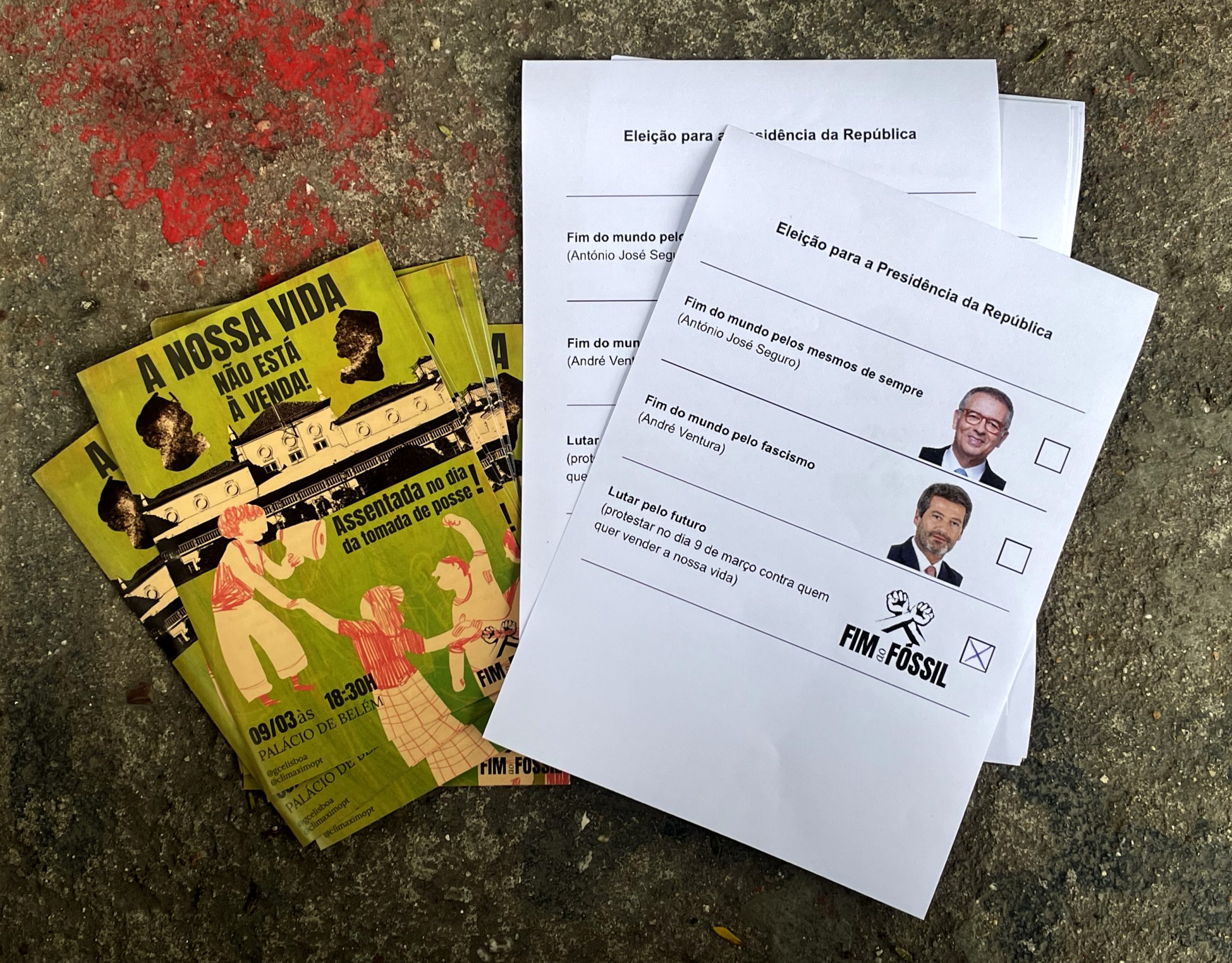 Estudantes apelam ao compromisso climático junto às urnas em dia de eleições