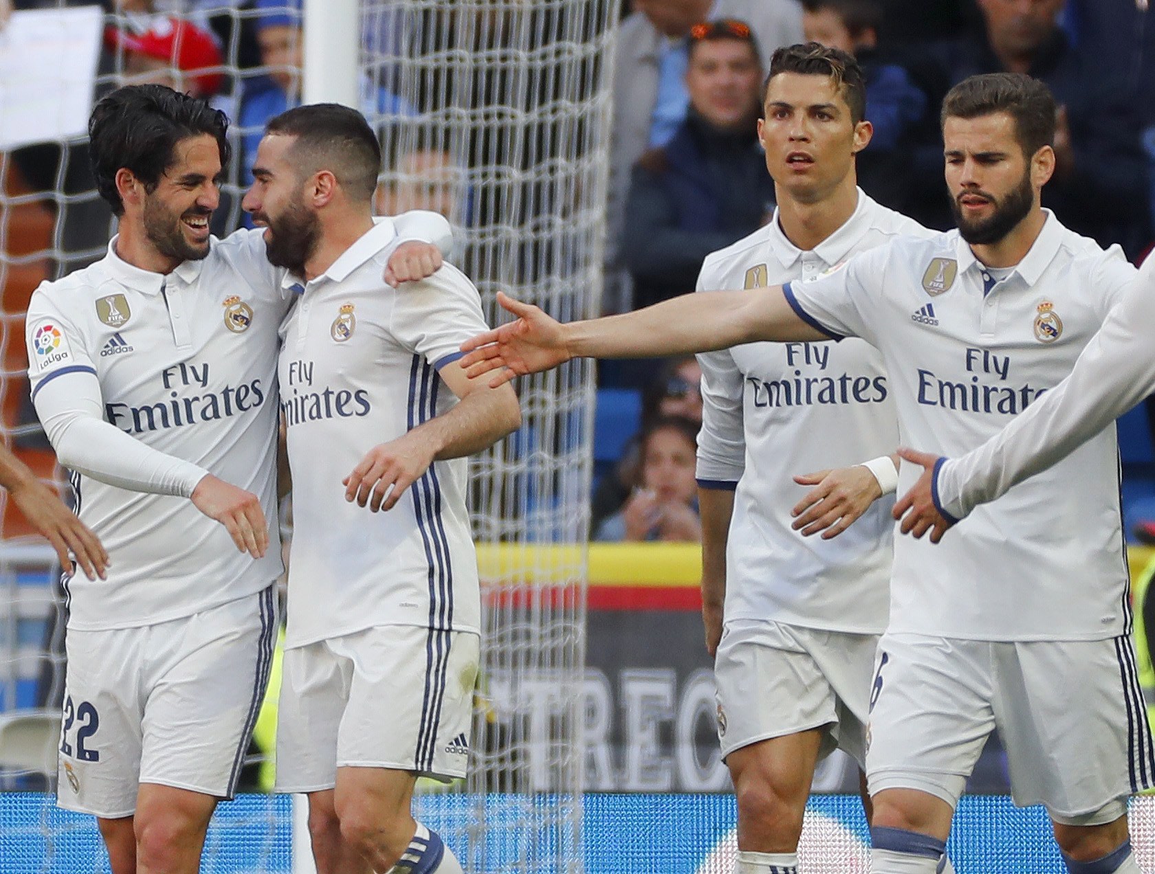 Real Madrid vence com ‘bis’ de CR7 e fica a um ponto do título