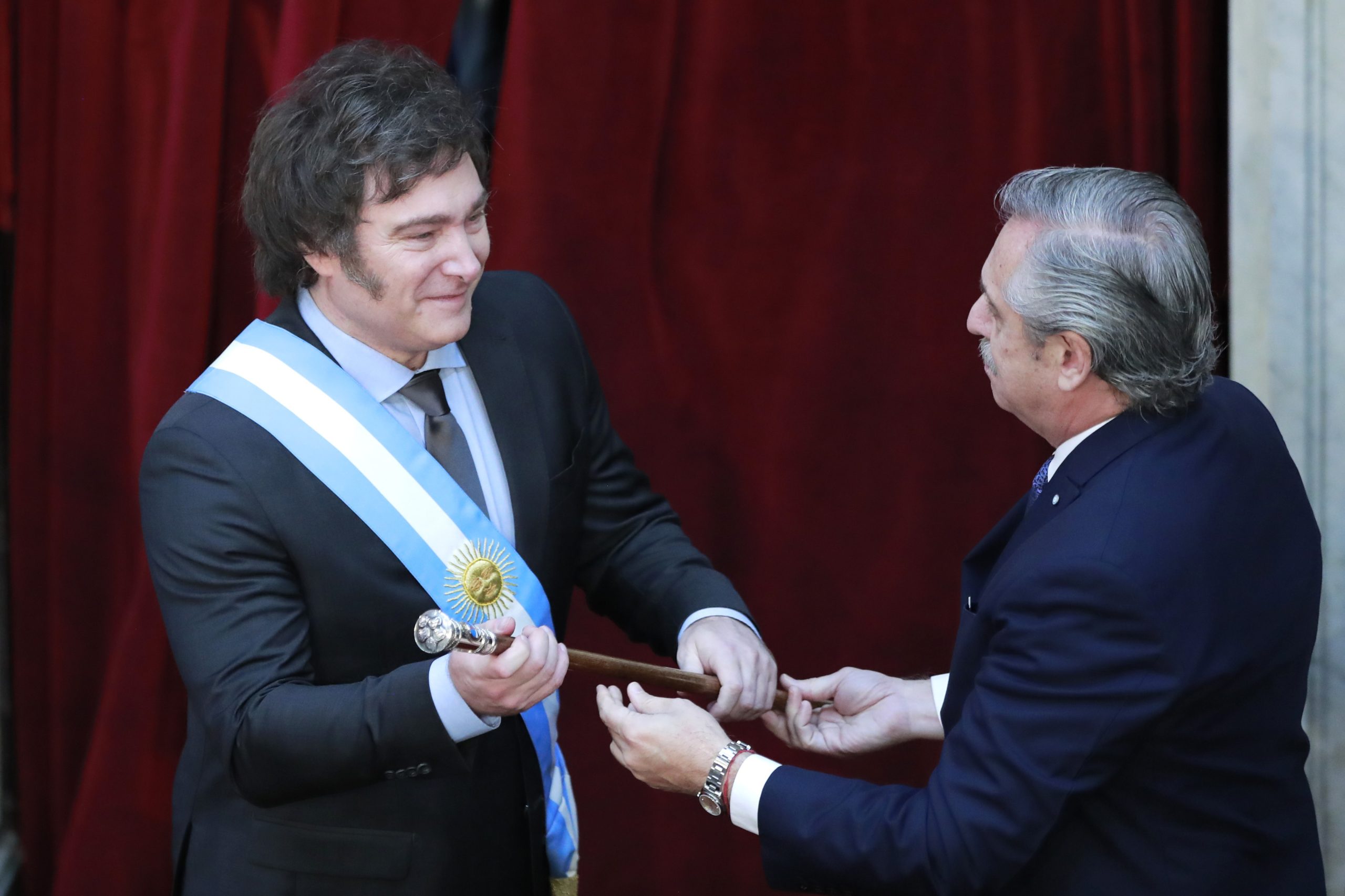 Javier Milei tomou hoje posse como Presidente da Argentina