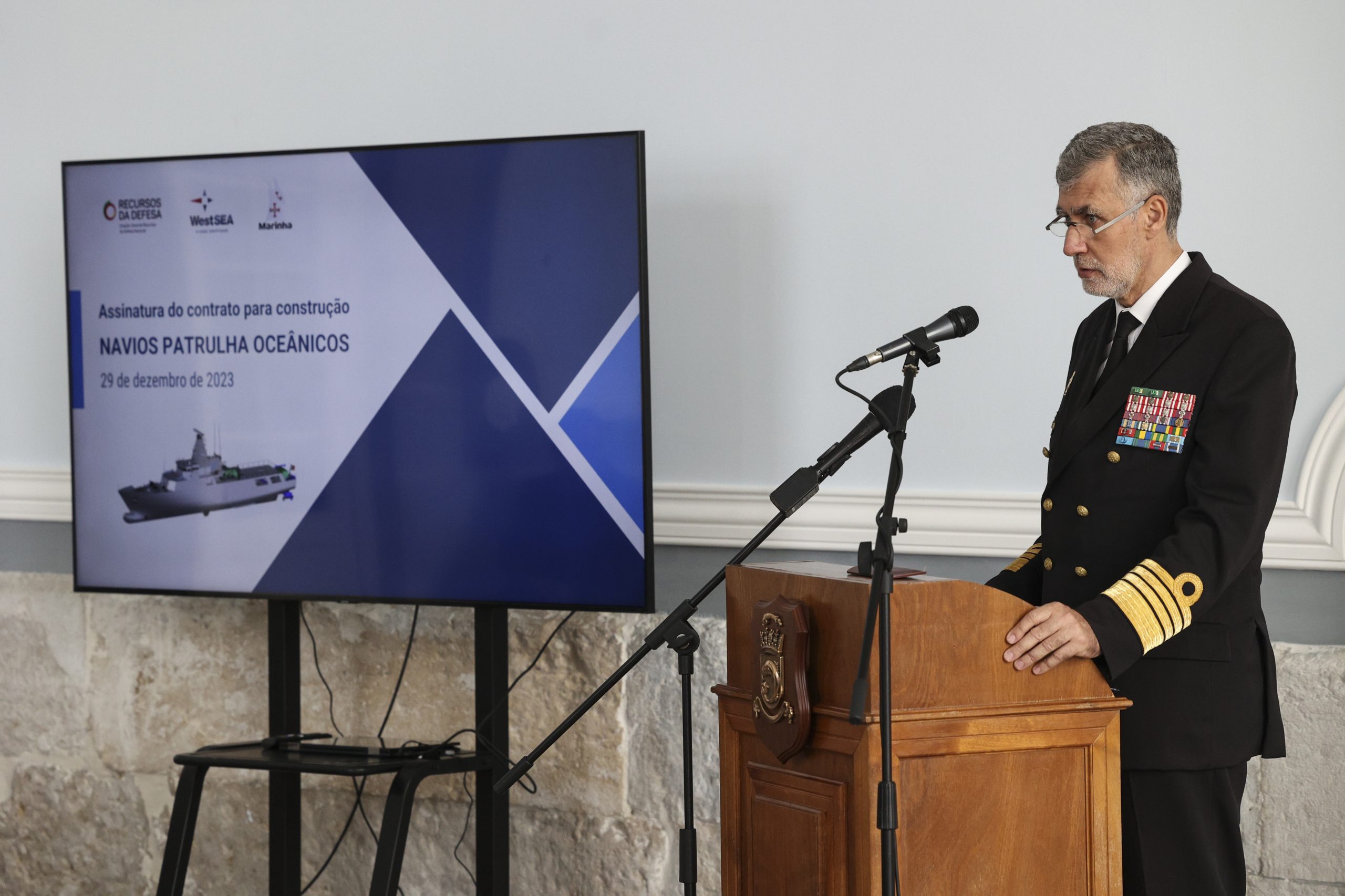 CEMA destaca valor estratégico para a NATO dos seis novos patrulhas oceânicos