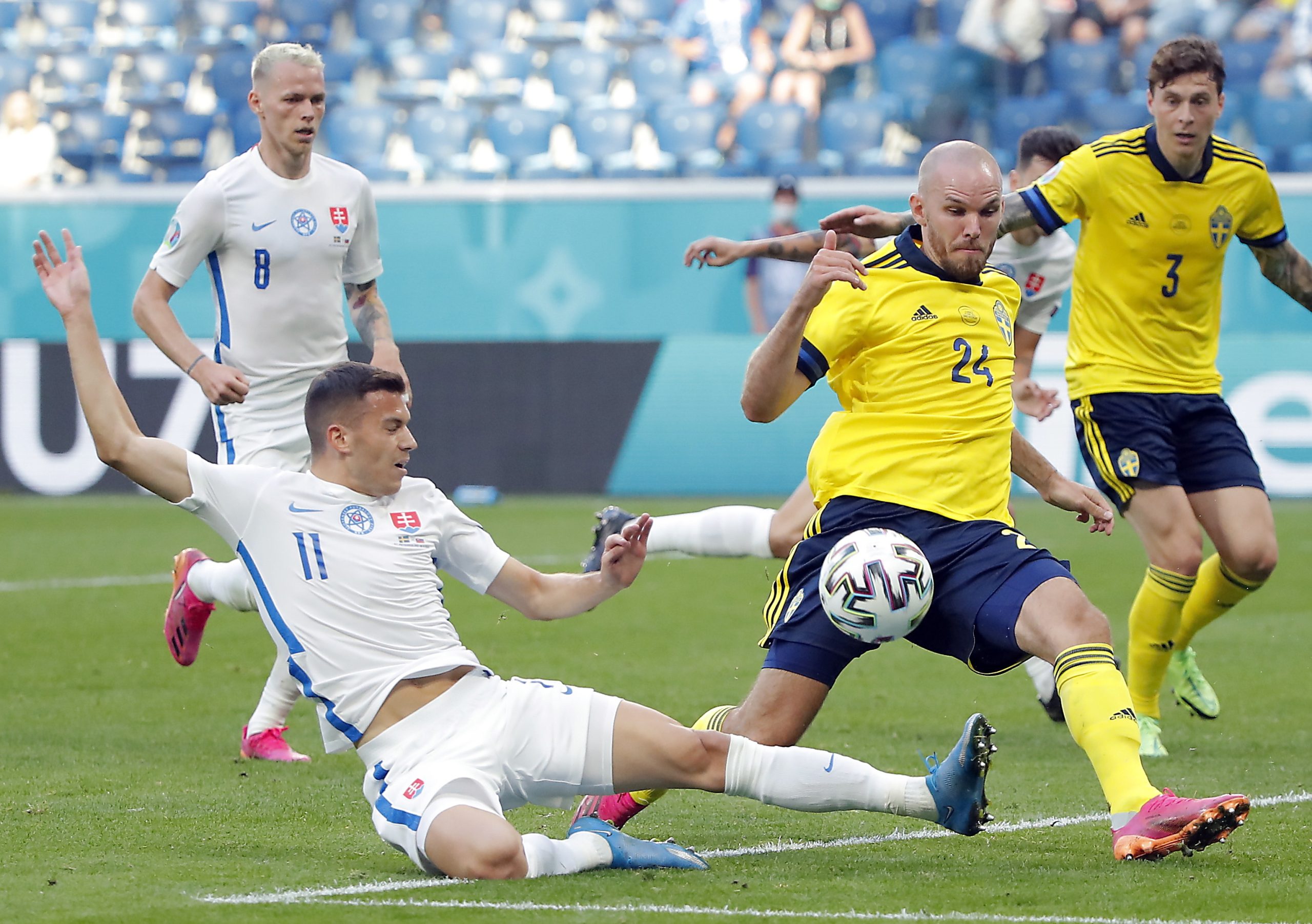 Euro2020: Suécia vence Eslováquia e aproxima-se dos ‘oitavos’