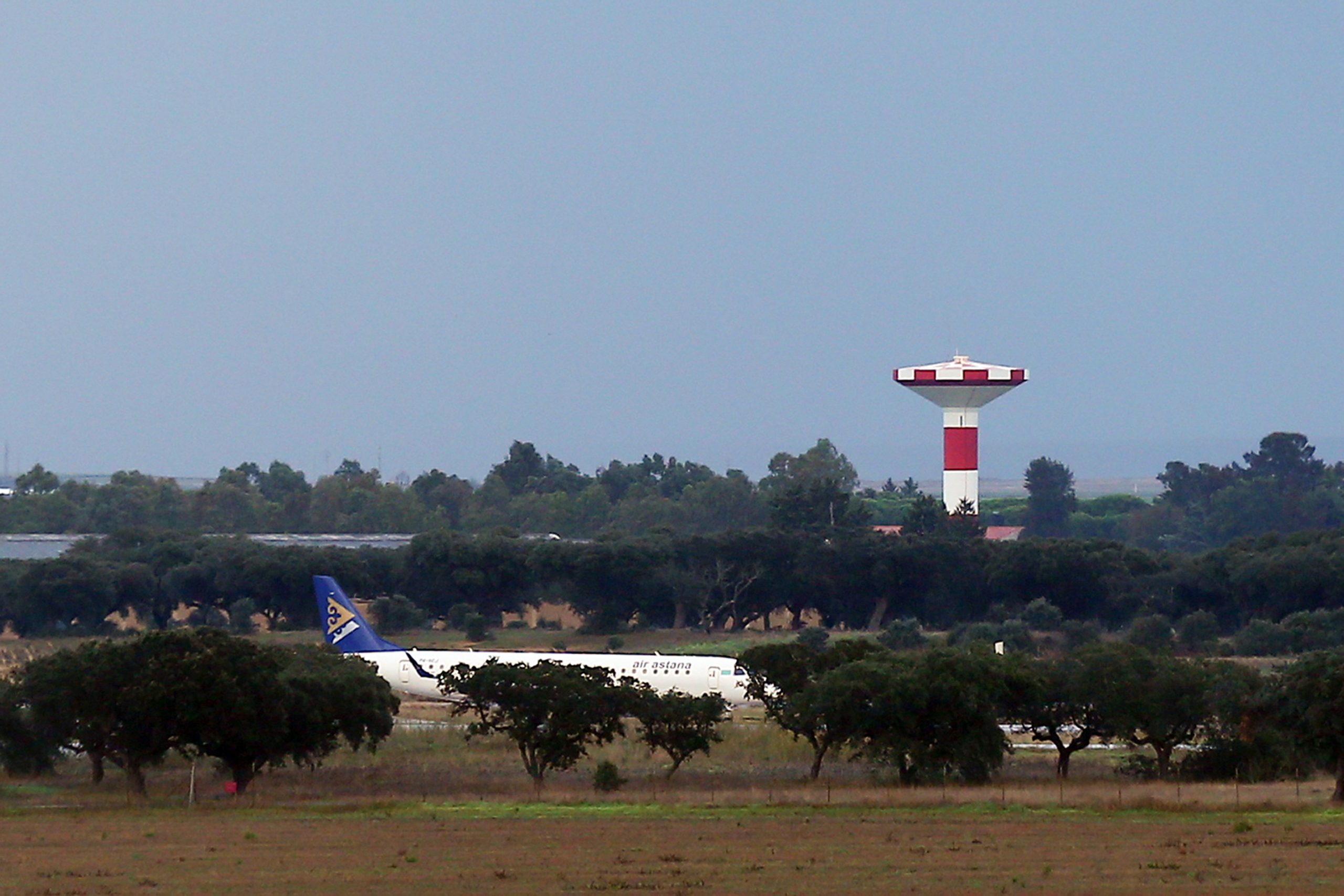 Avião que aterrou em Beja mobilizou meios da Proteção Civil e atraiu curiosos