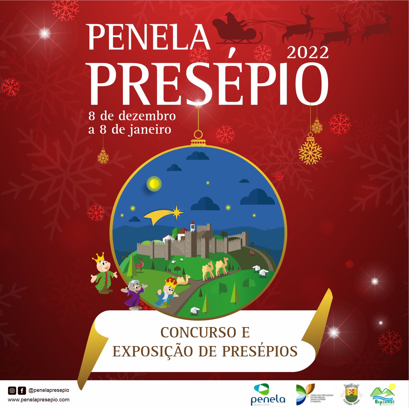 Presépio com 200 figuras animadas para ver na vila de Penela