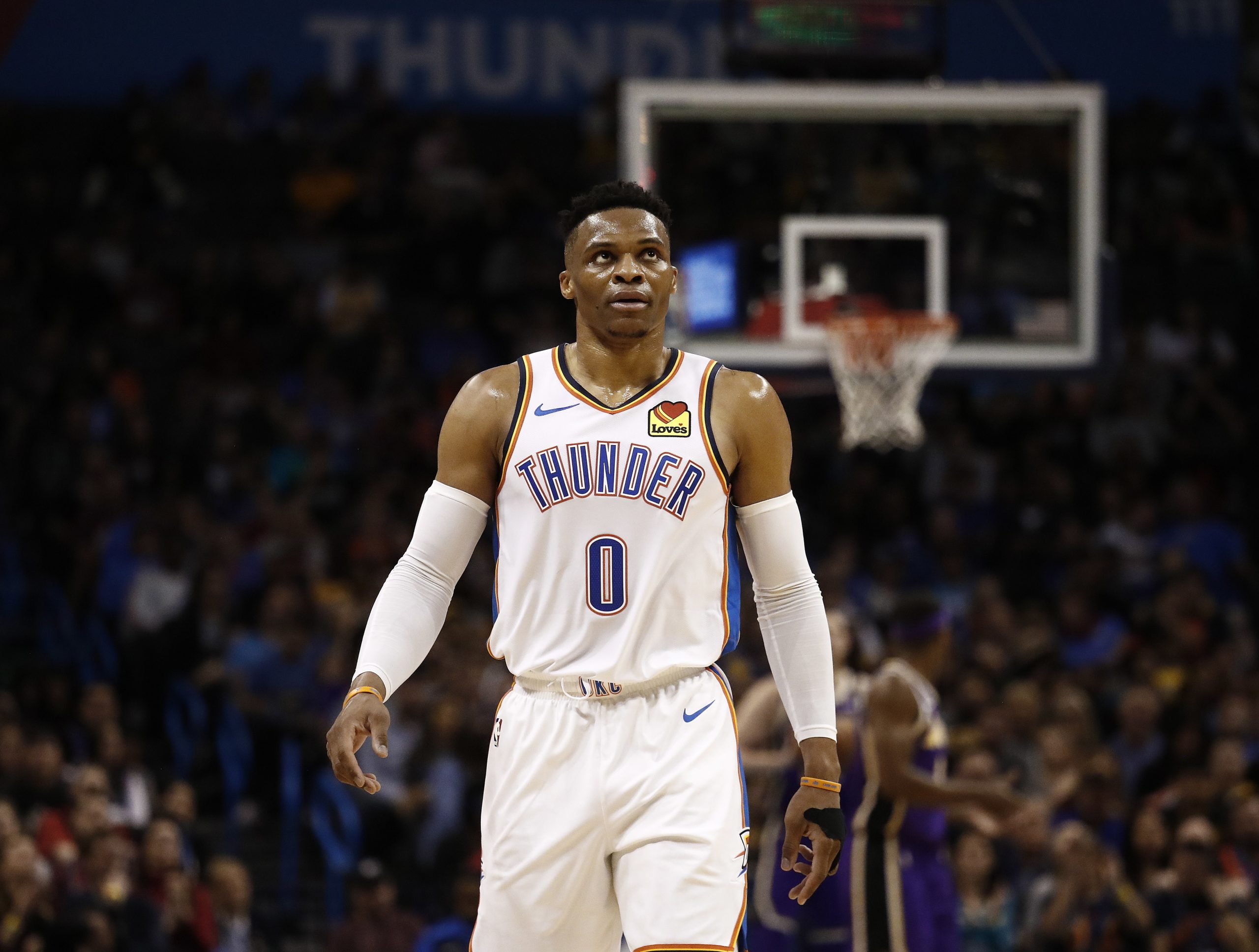 Russell Westbrook iguala marca com mais de 50 anos na NBA