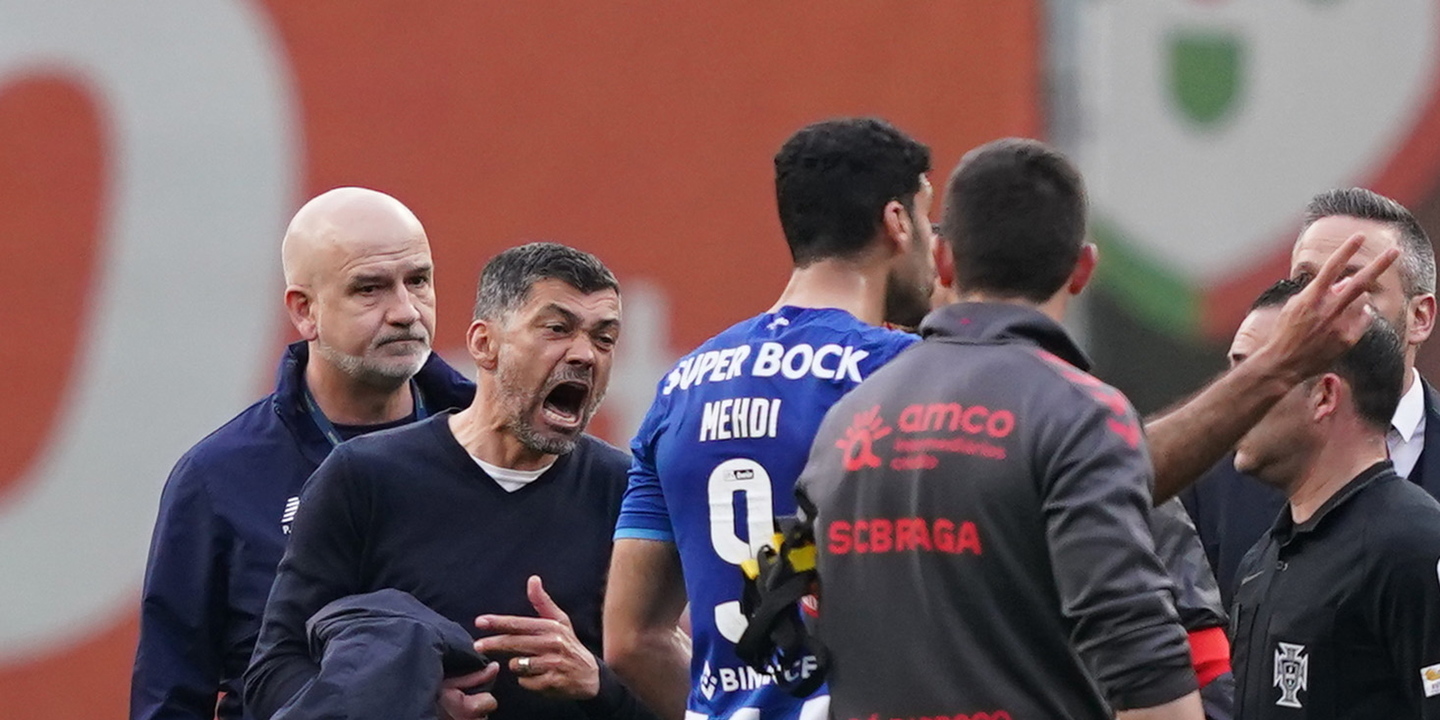 Conceição diz que os jogadores do FC Porto “foram insultados pelo árbitro” em Braga