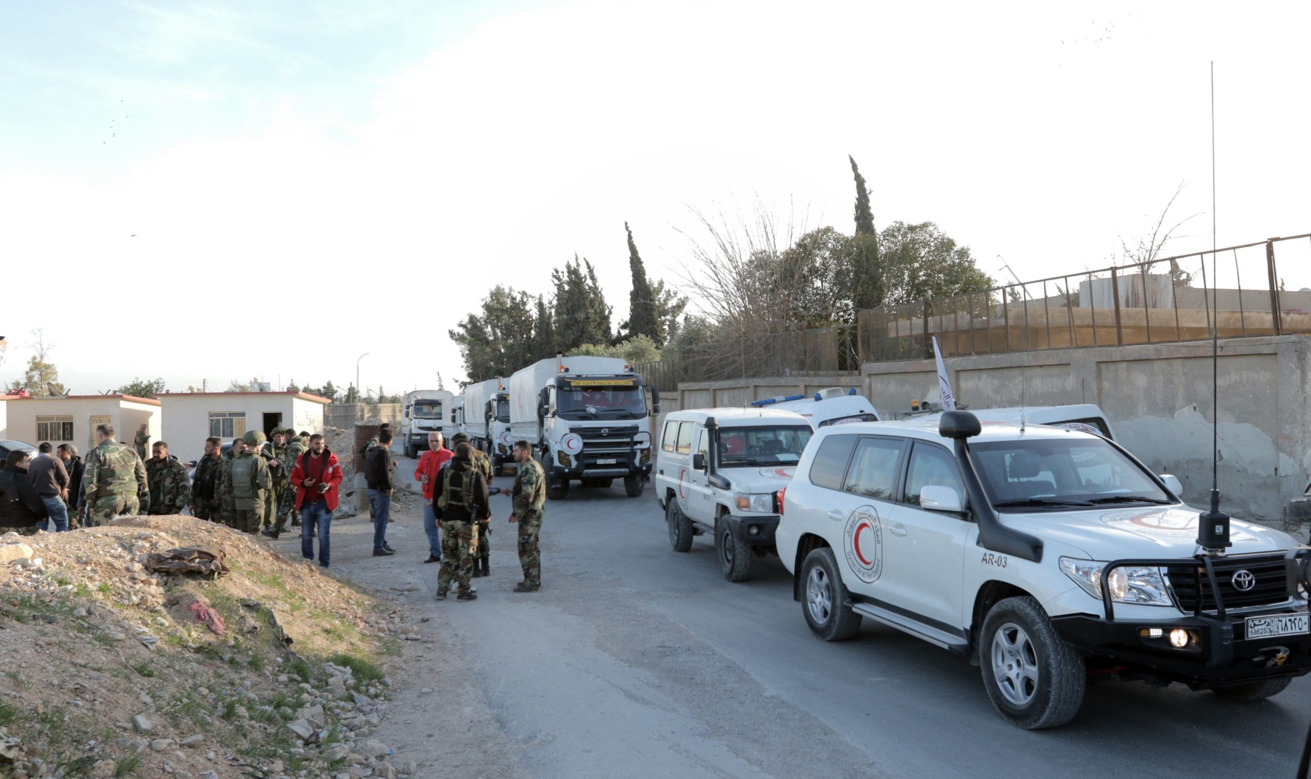 Crescente Vermelho prepara retirada de doentes de Ghouta oriental