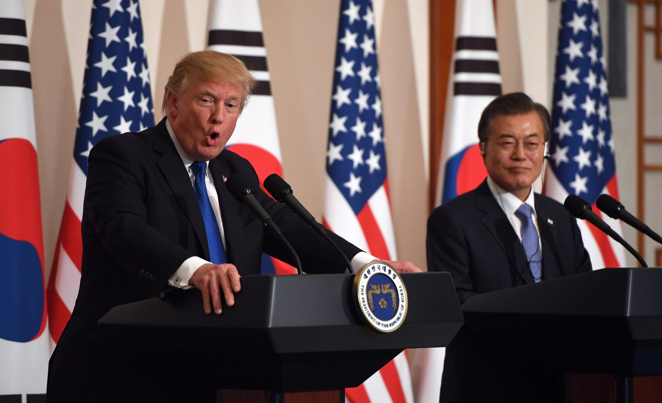 Trump diz que EUA estão prontos para utilizar “toda a capacidade militar” contra Coreia do Norte