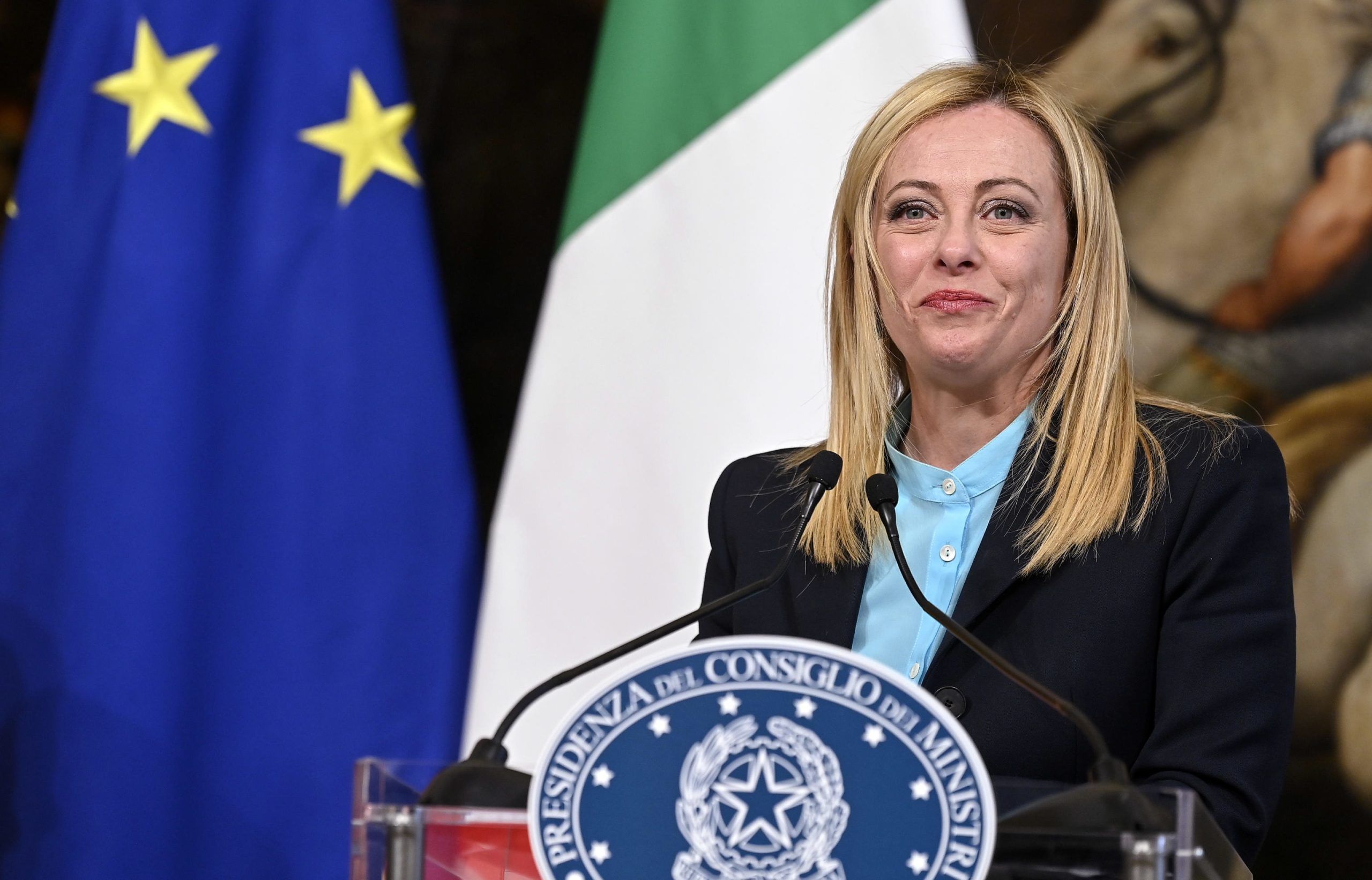 Giorgia Meloni pede operação aeronaval da UE para monitorizar o Mediterrâneo