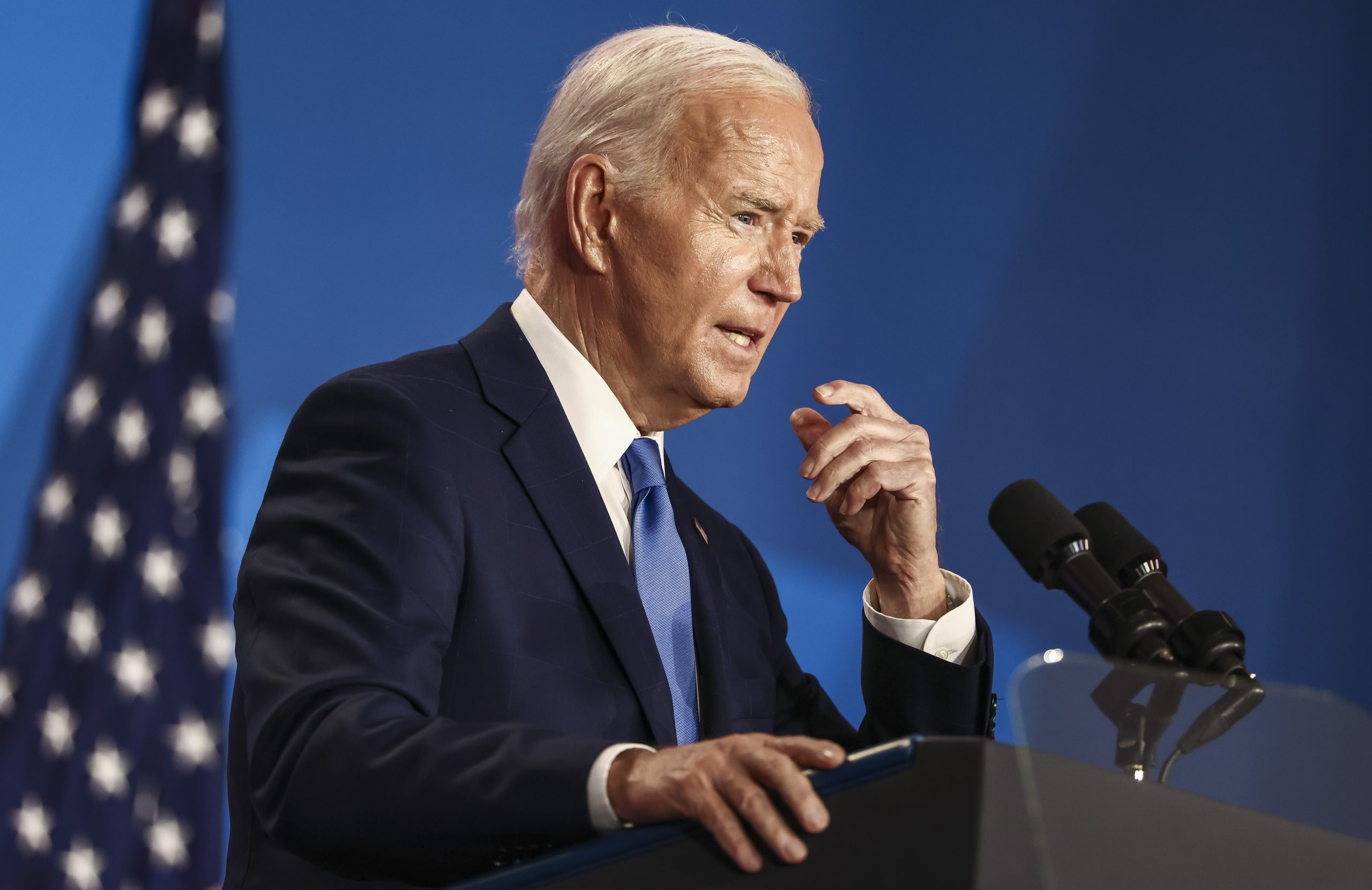 Após ataque Joe Biden condenou “violência doente” em comunicado sem teleponto