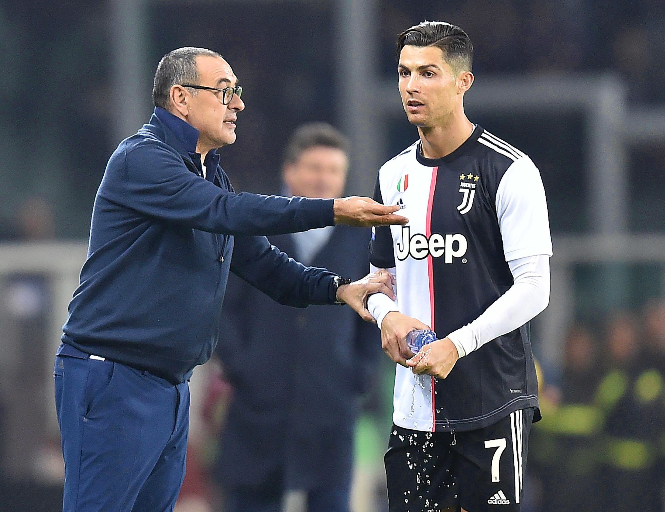 Maurizio Sarri diz que Ronaldo tem dificuldades a treinar há semanas. “Tantos jogadores nestas condições teriam dado um passo atrás”