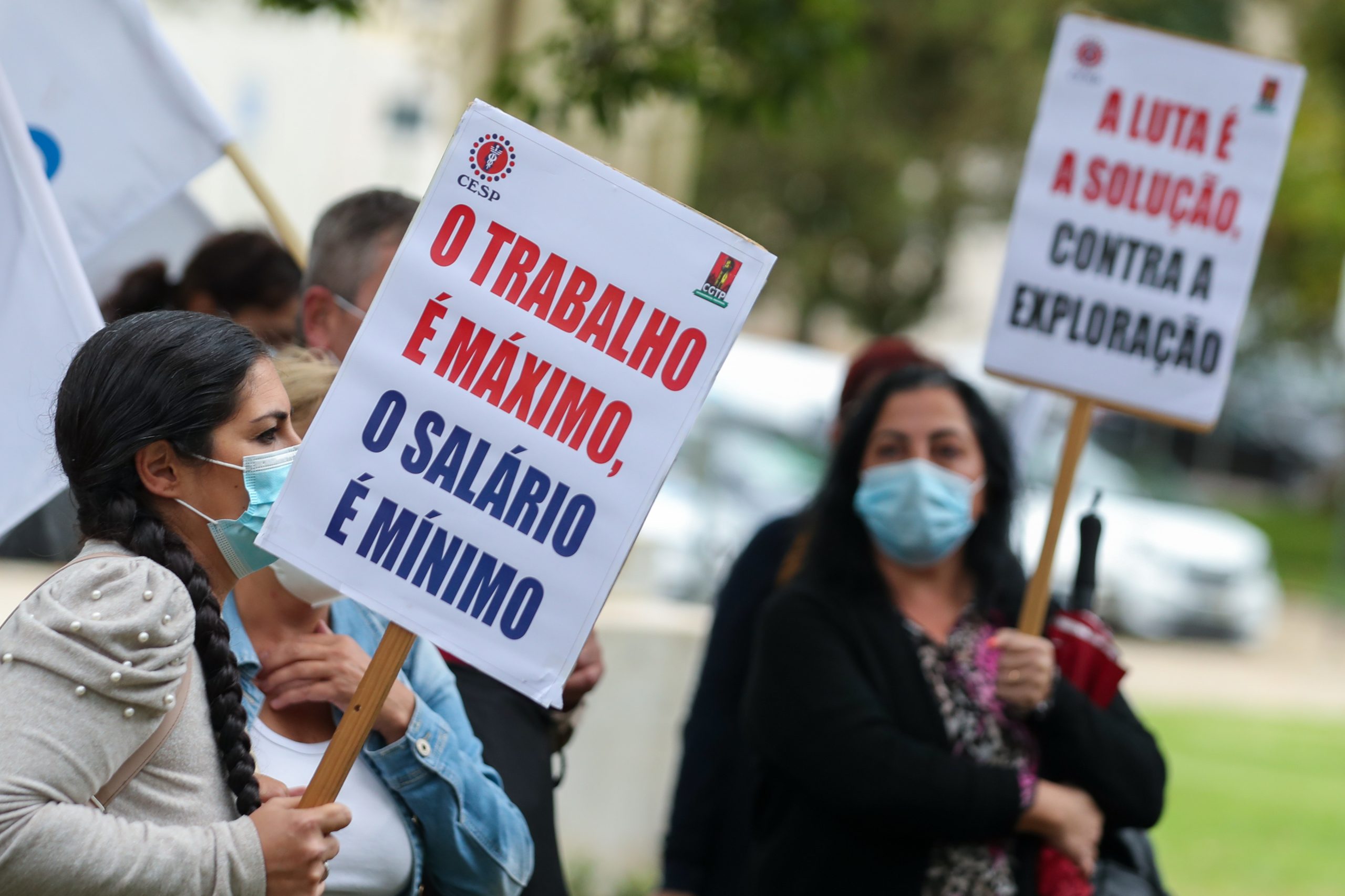 Trabalhadores das misericórdias em greve no dia 21 de junho