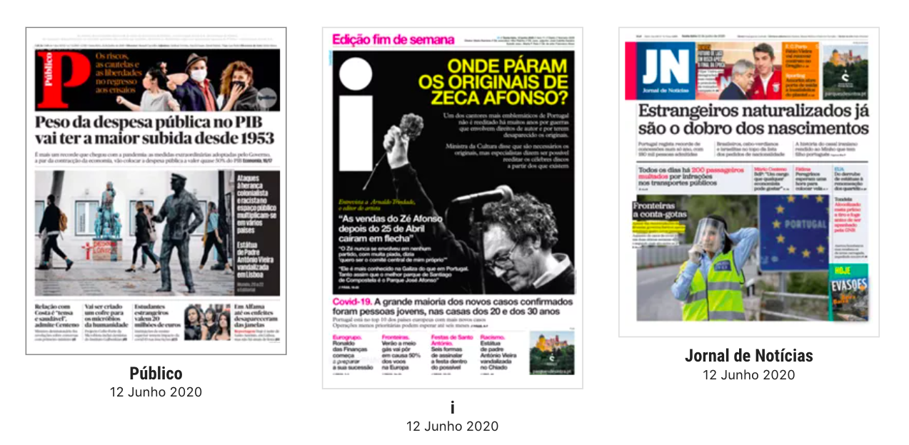 Revista de imprensa: A estátua de Padre António Vieira vandalizada e as fronteiras a conta-gotas