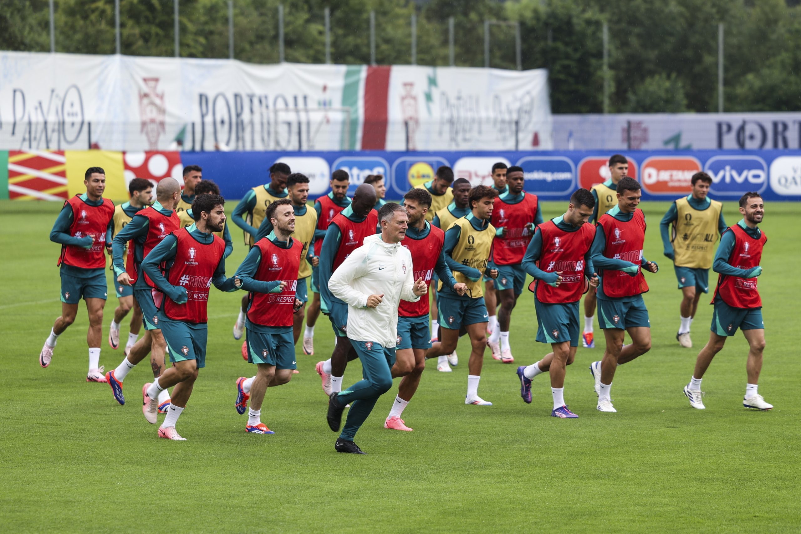 Portugal continua a preparar duelo dos ‘quartos’ do Euro2024 com França