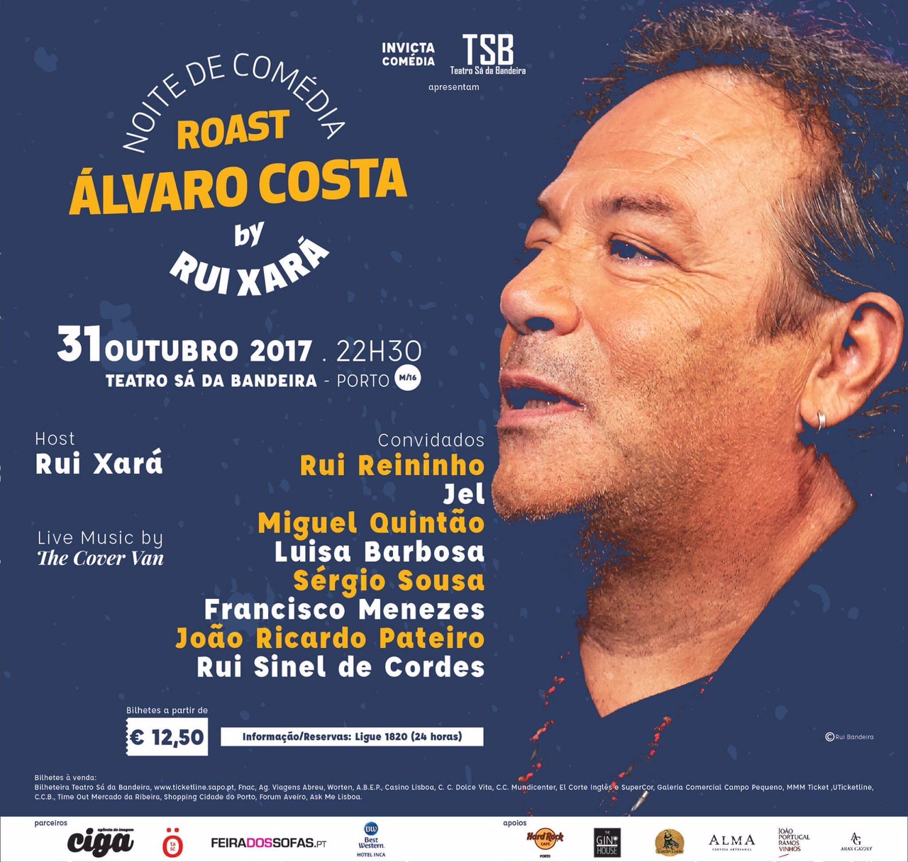Um roast a Álvaro Costa. “Um ano depois de ele ter tido um AVC faz todo o sentido”