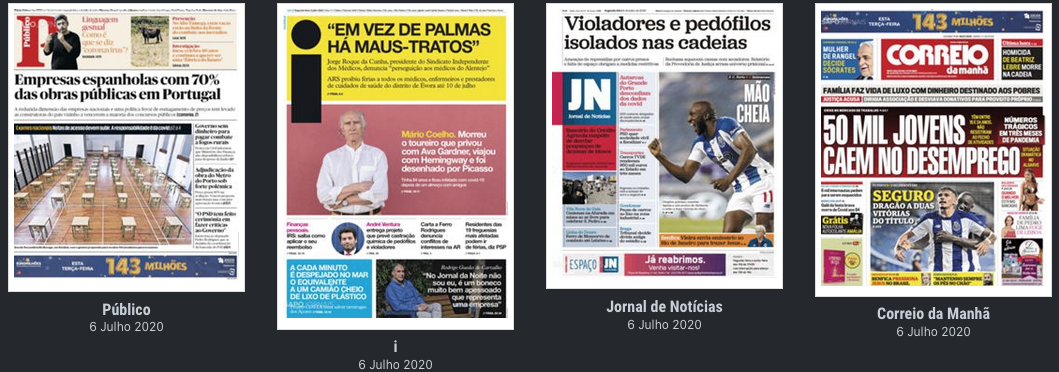 Revista de Imprensa: As notas dos exames e o coronavírus