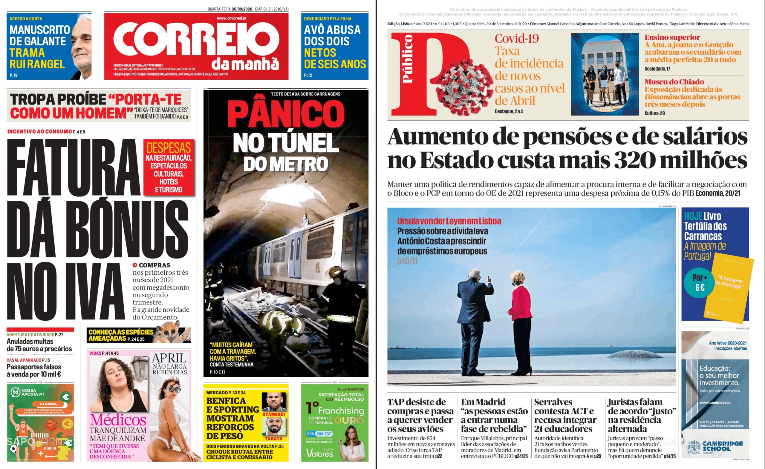 Revista de Imprensa: O bónus no IVA e o peso do aumento de pensões e de salários nos cofres do Estado