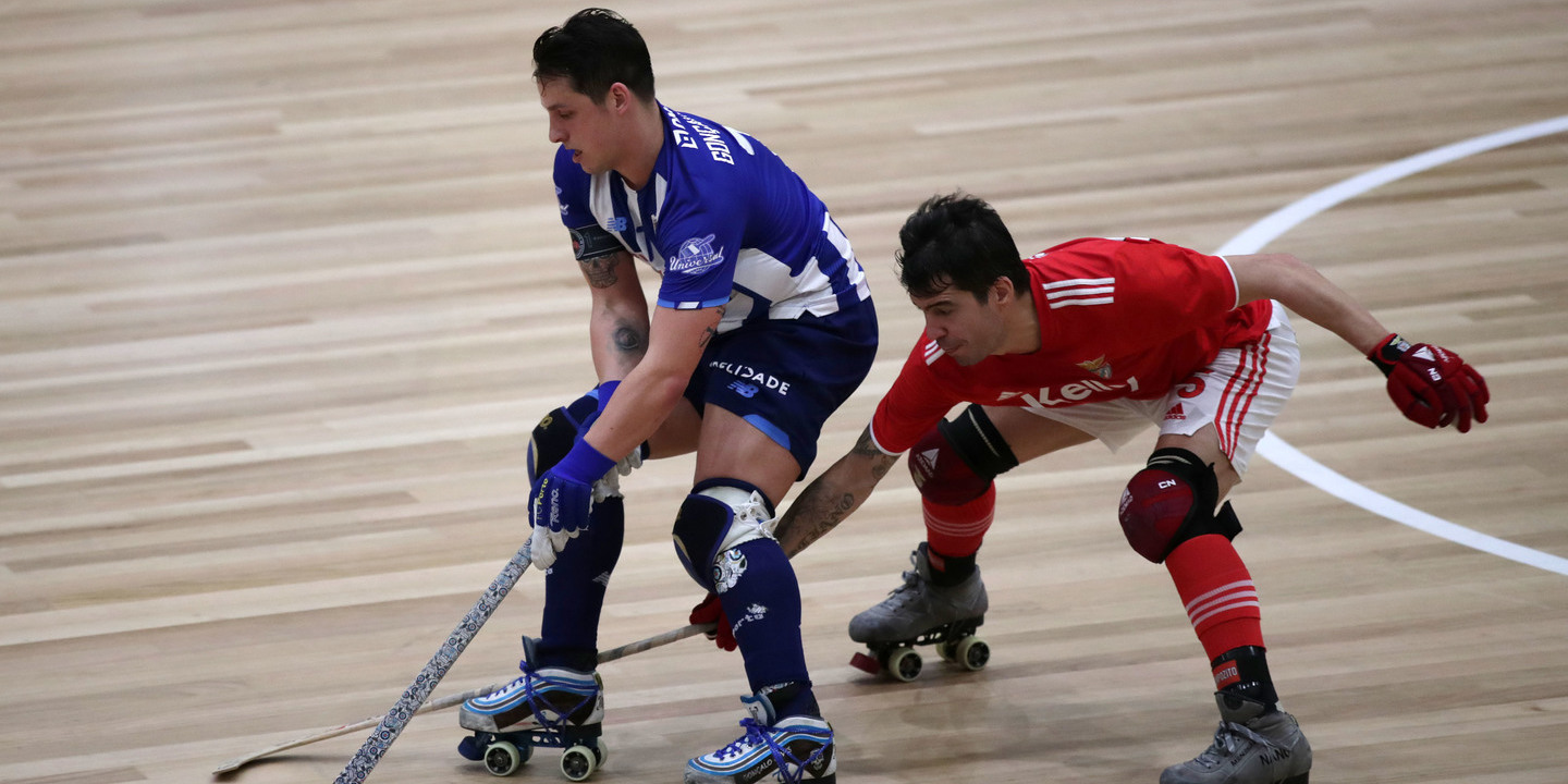Hóquei em patins: Benfica adia para a ‘negra’ decisão do título nacional