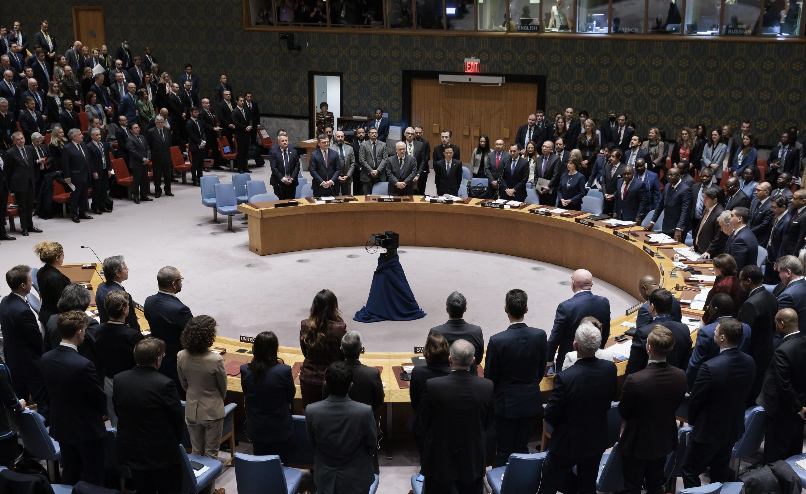 Minuto de silêncio na ONU foi alvo de protesto da Rússia e suscitou hesitação entre delegados na sala