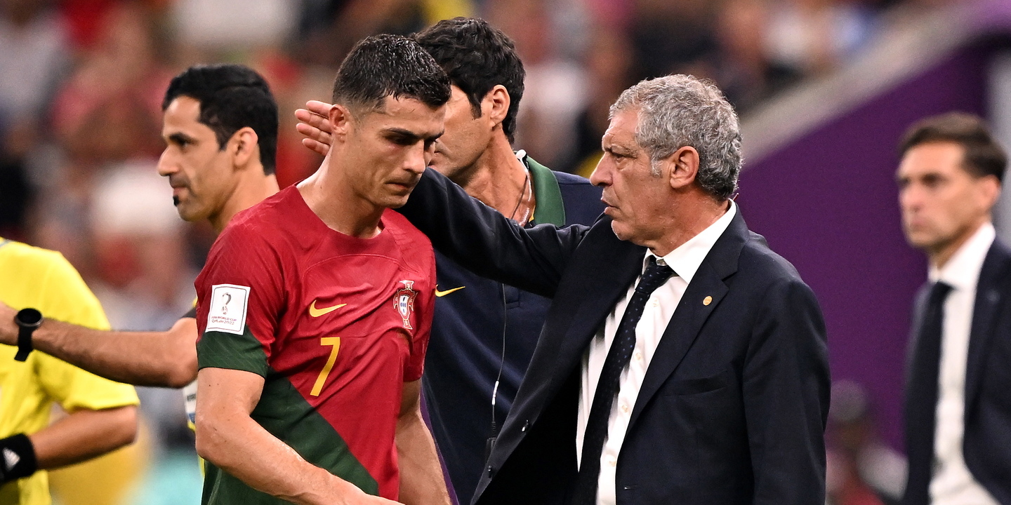 Fernando Santos: “Falei com Ronaldo antes do jogo, não ficou satisfeito, não aceitou argumentos, mas nunca disse que queria sair da seleção”