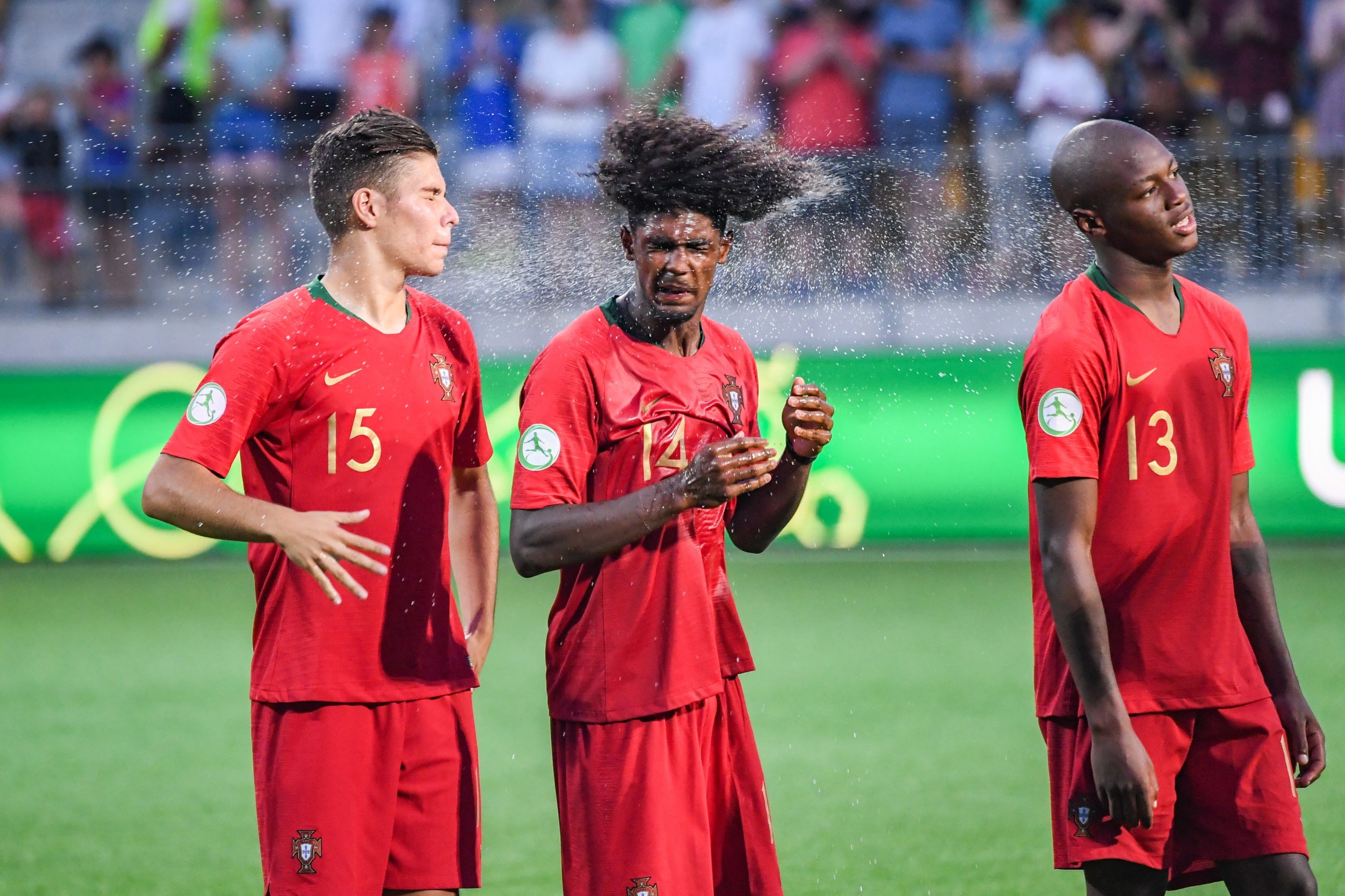 Sporting: Thierry Correia, campeão europeu de sub-19, integrou treino