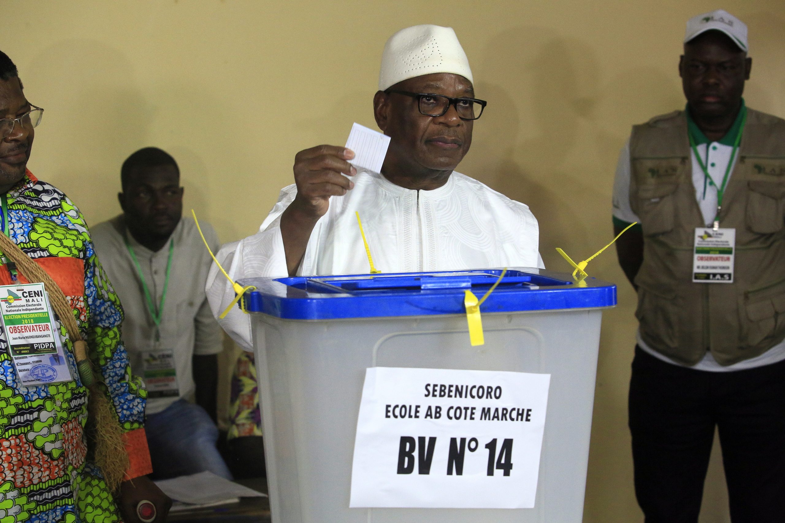 Presidente do Mali reeleito na segunda volta