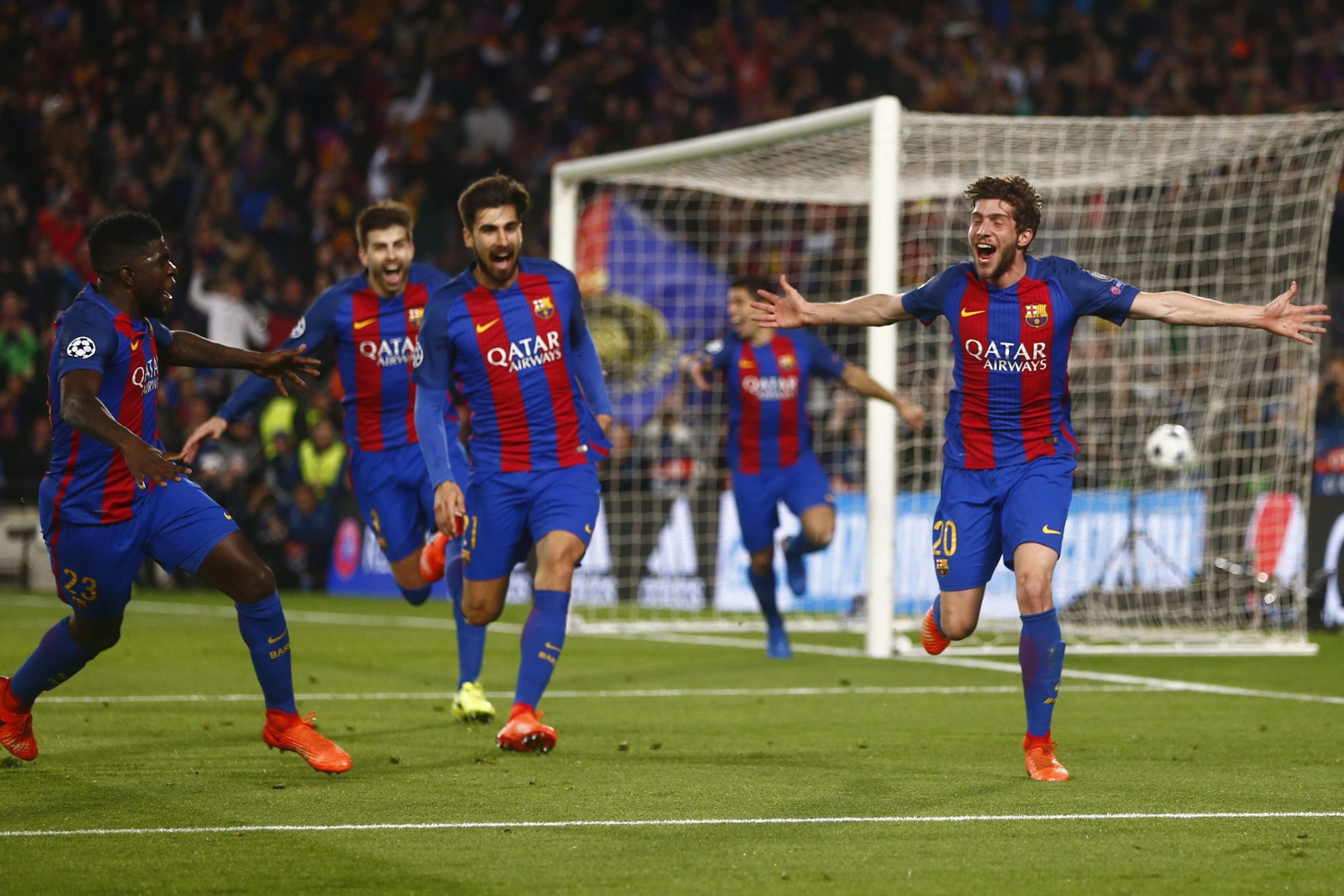 Épico. Depois de derrota por 4-0 na primeira mão, Barça vira eliminatória e faz história