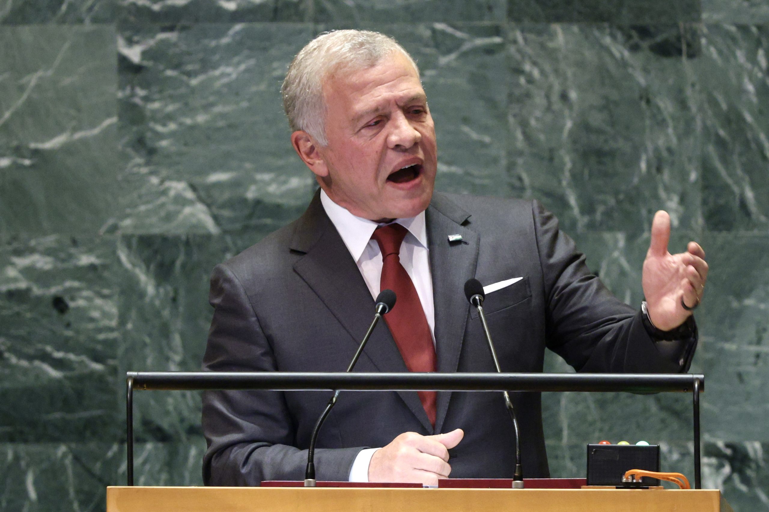 Rei avisa na ONU que Jordânia não será “pátria alternativa” para palestinianos